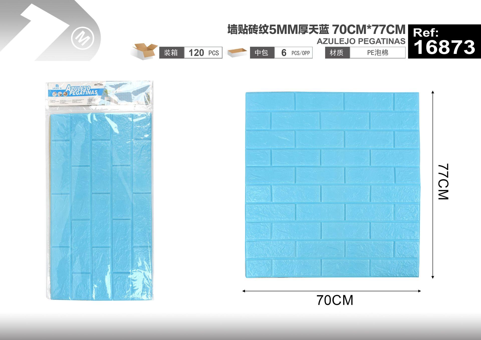 Adhesivos de pared, 5 mm, 70 cm, 77 cm, modelo 16873
