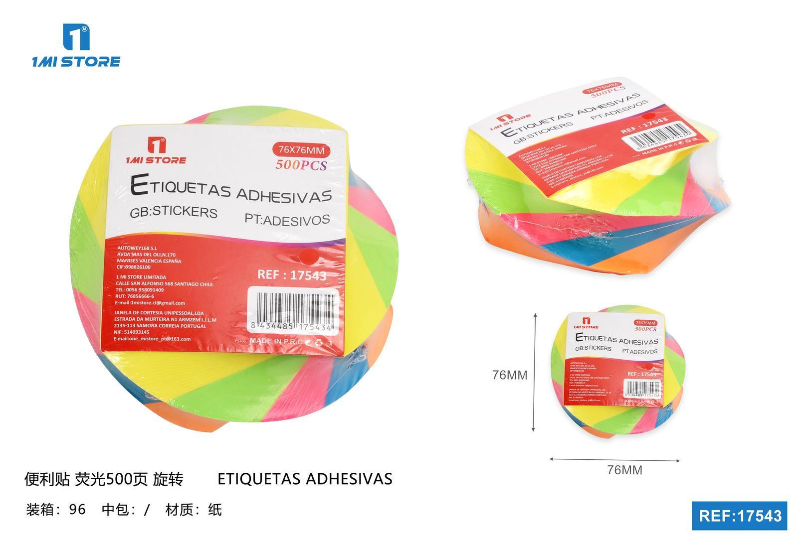 notas adhesivas, 6 piezas