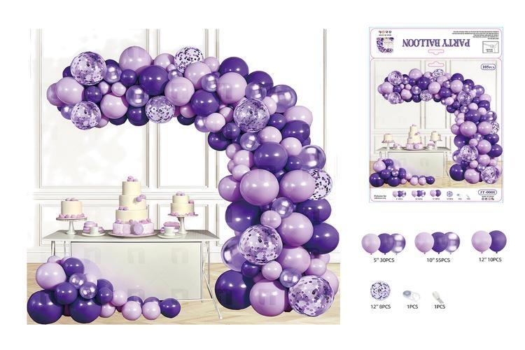 Globos de película de aluminio., 105 piezas, modelo 19344