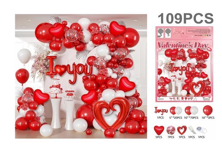 Globos de película de aluminio., 109 piezas, modelo 19355
