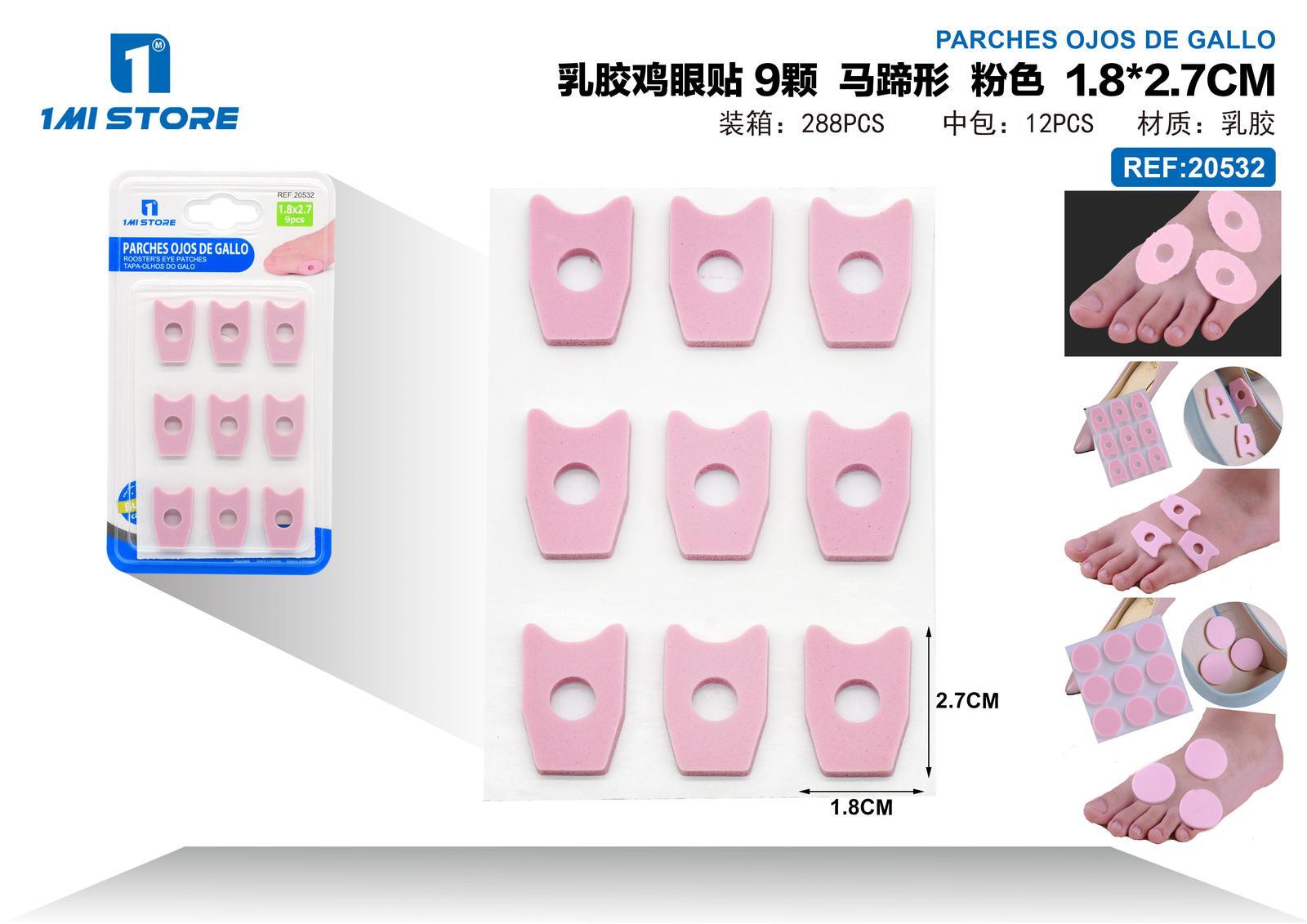 Accesorios, 2,7 × 1,8 cm, color rosado