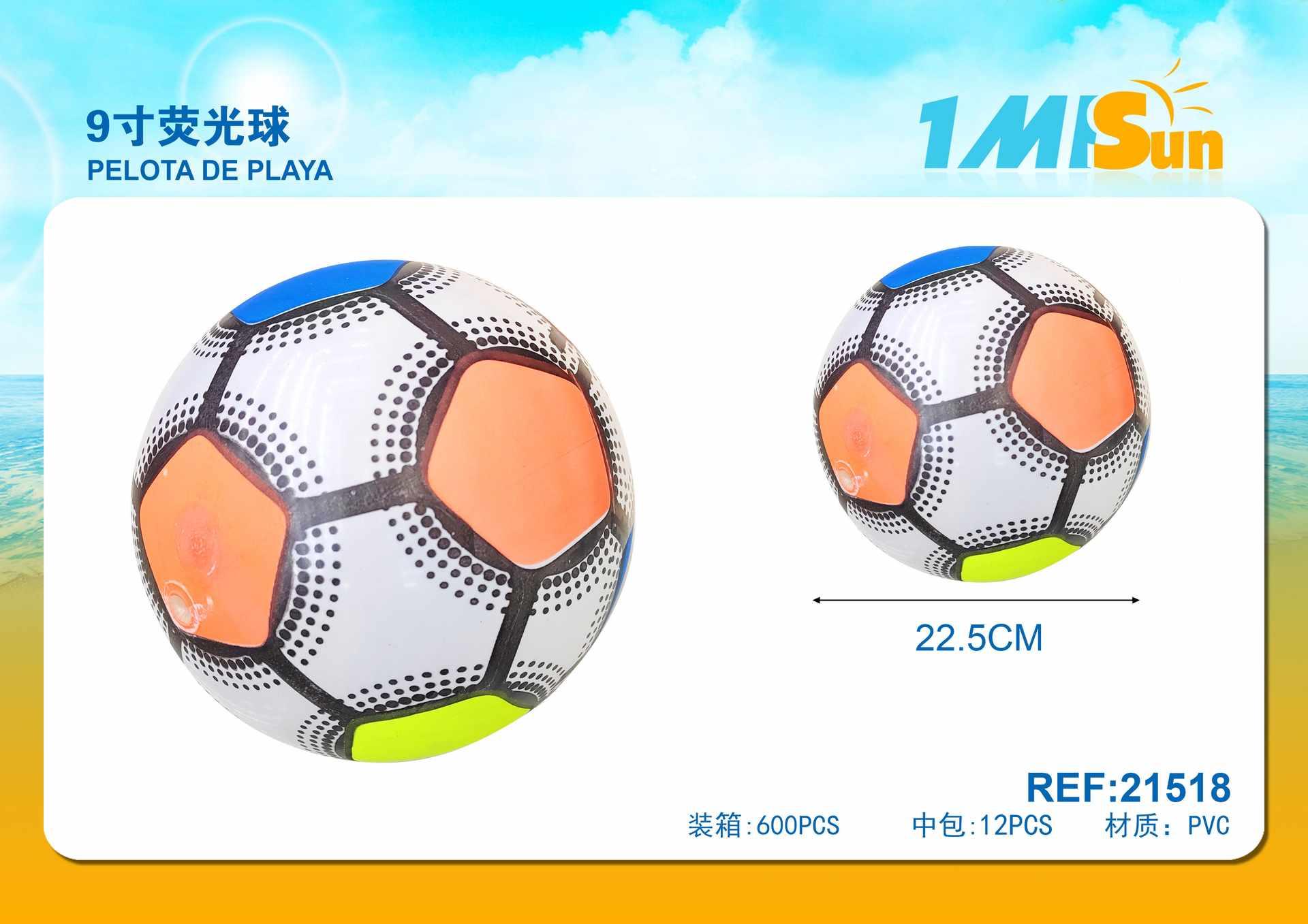 Pelota de playa, 9 pulgadas, modelo 21518