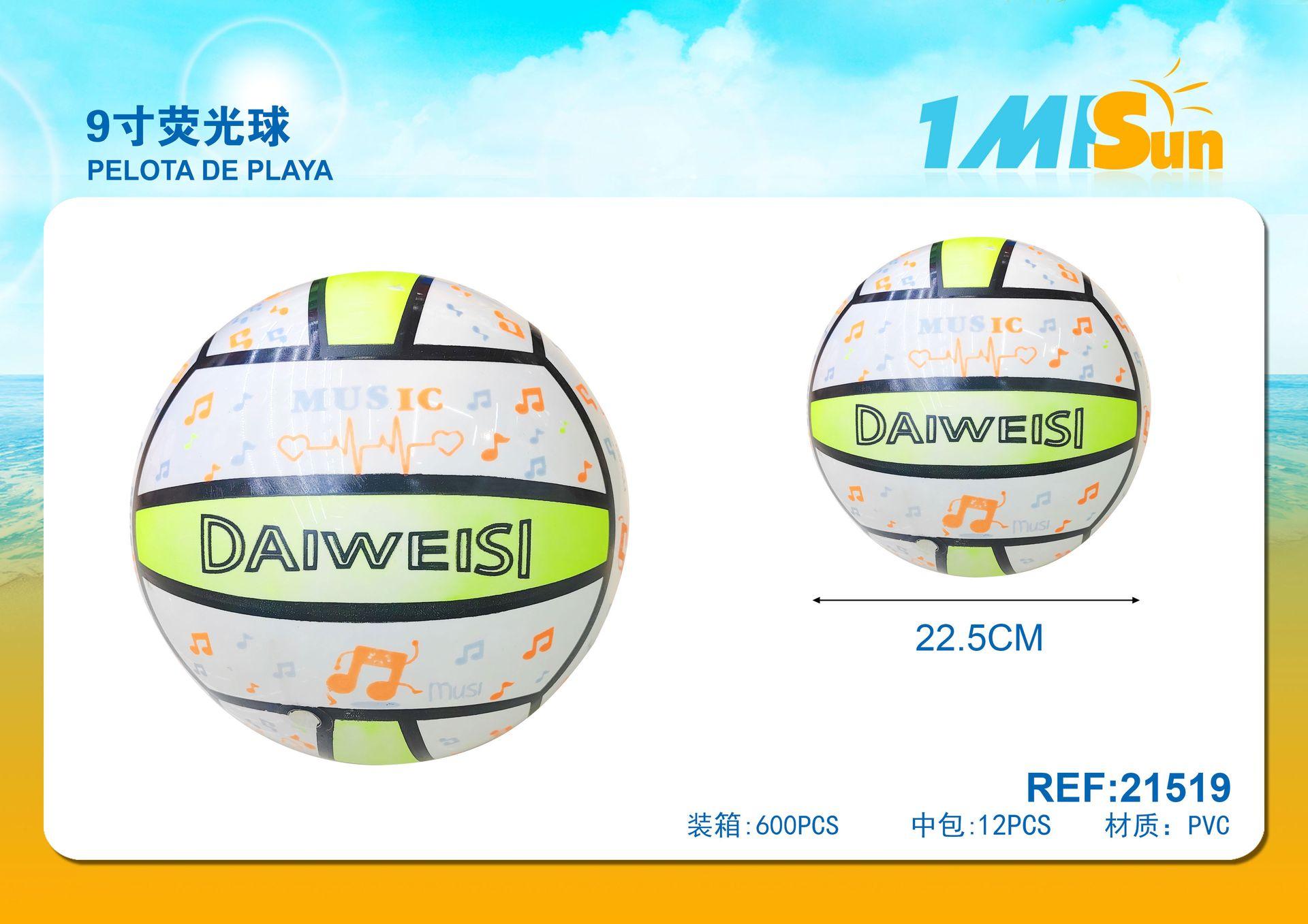 Pelota de playa, 9 pulgadas, modelo 21519