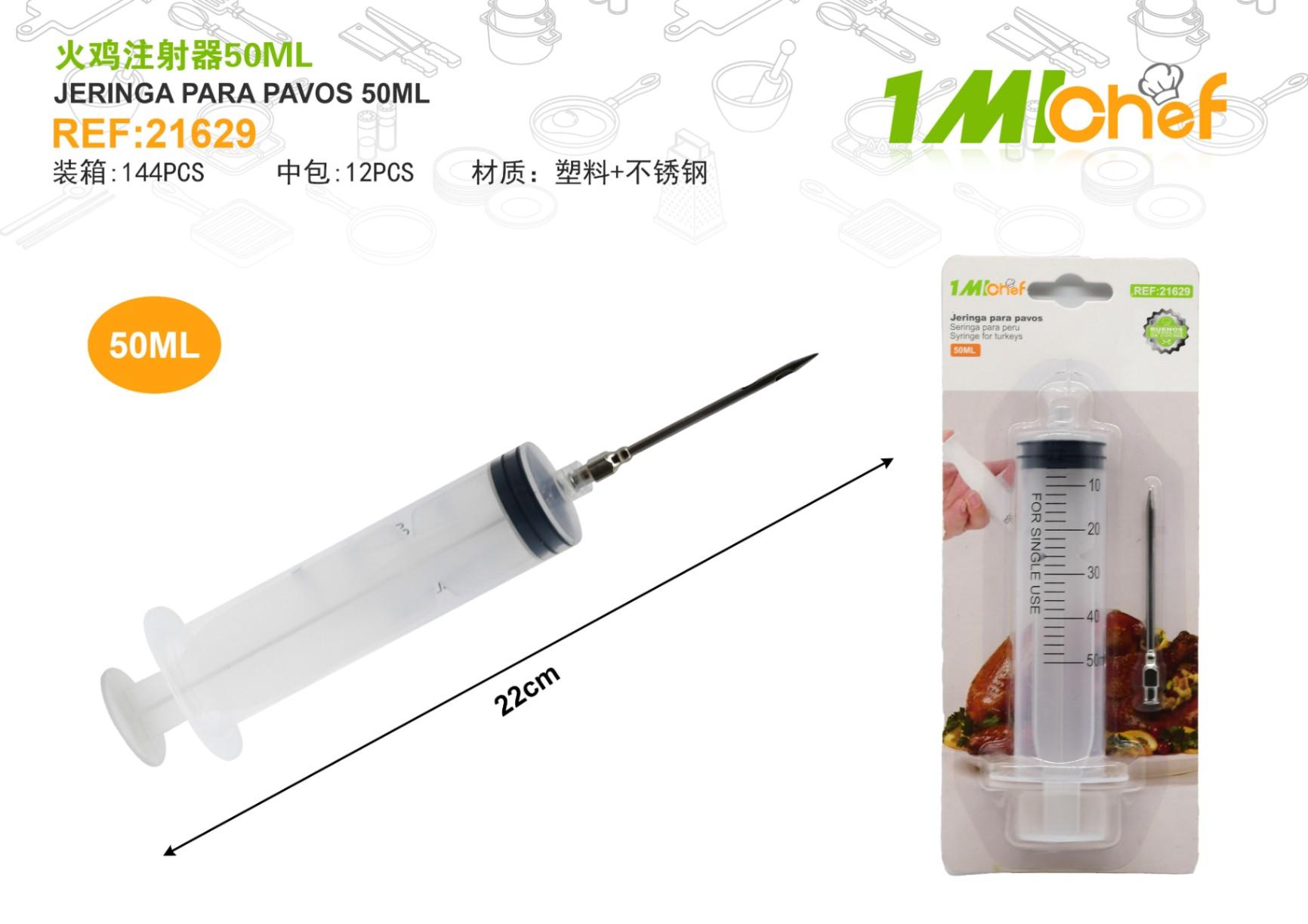 Inyector para pavo, 50 ml
