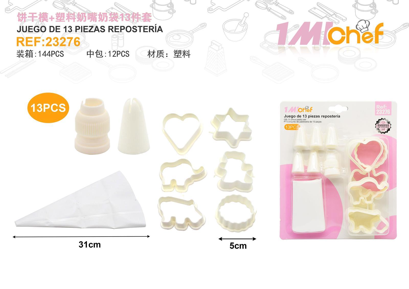 Juego para hornear, 13 piezas
