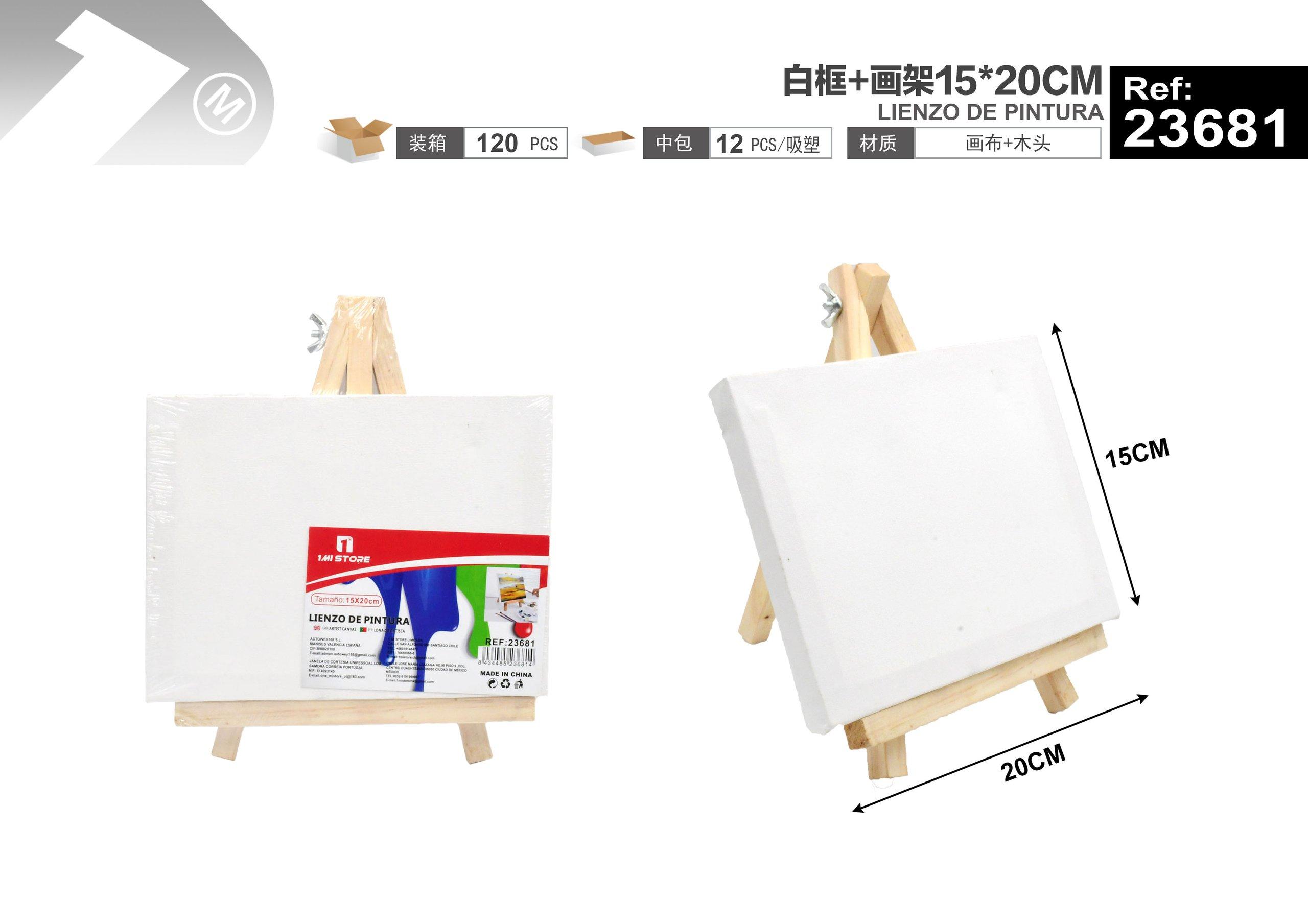 Bloc de dibujo, 15 × 20 cm, color blanco