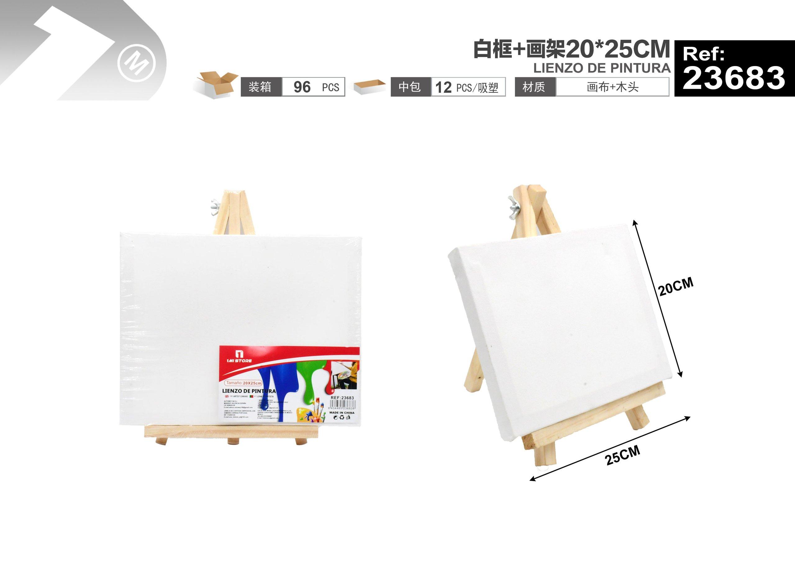 Bloc de dibujo, 20 × 25 cm, color blanco