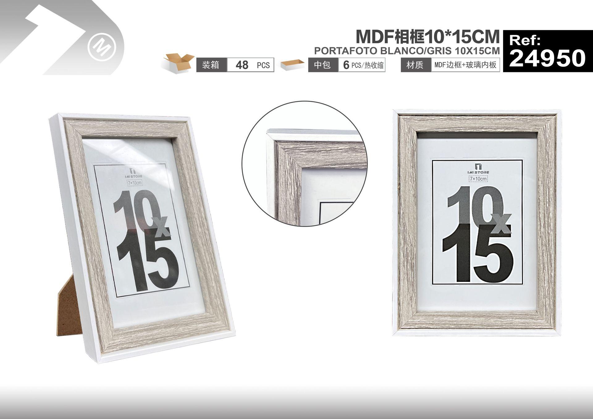 Marcos de fotos de MDF, 10 × 15 cm, modelo 24950