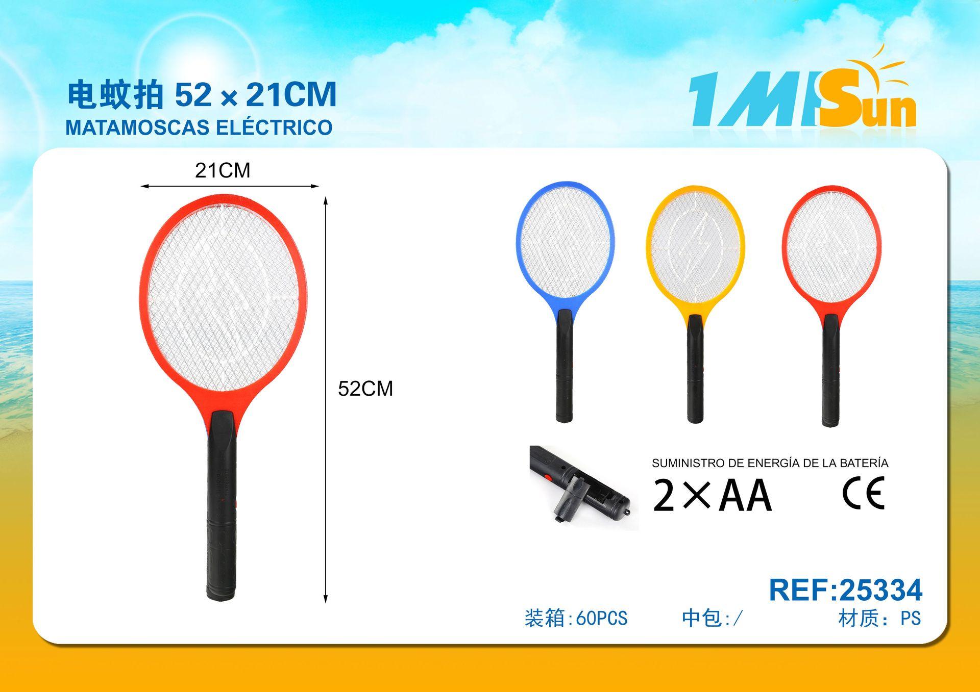 Raqueta eléctrica matainsectos, 52 × 21 cm, modelo 25334