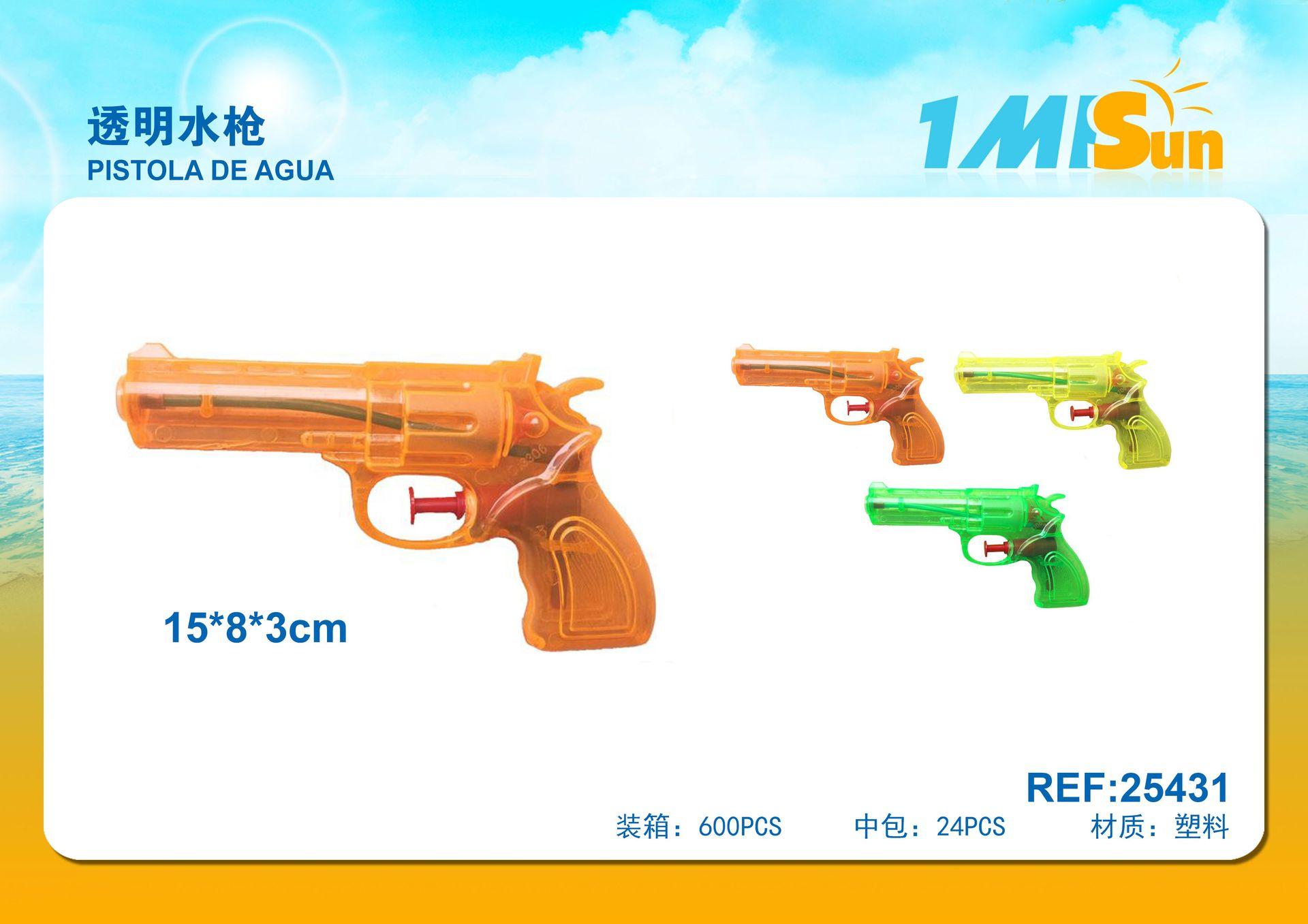 Pistola, color transparente