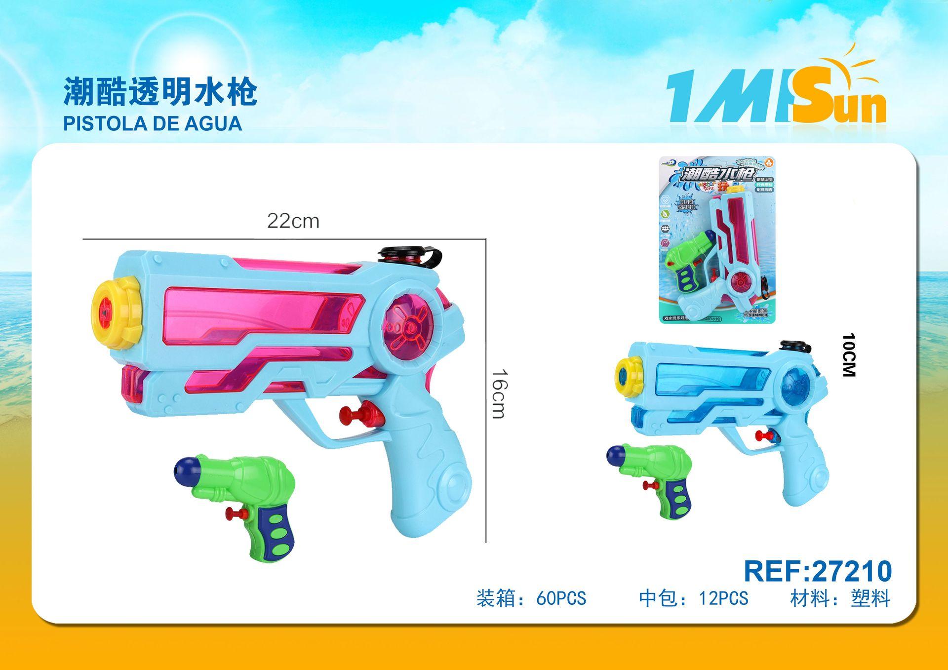 Pistola, 22 × 16 × 4,5, color transparente