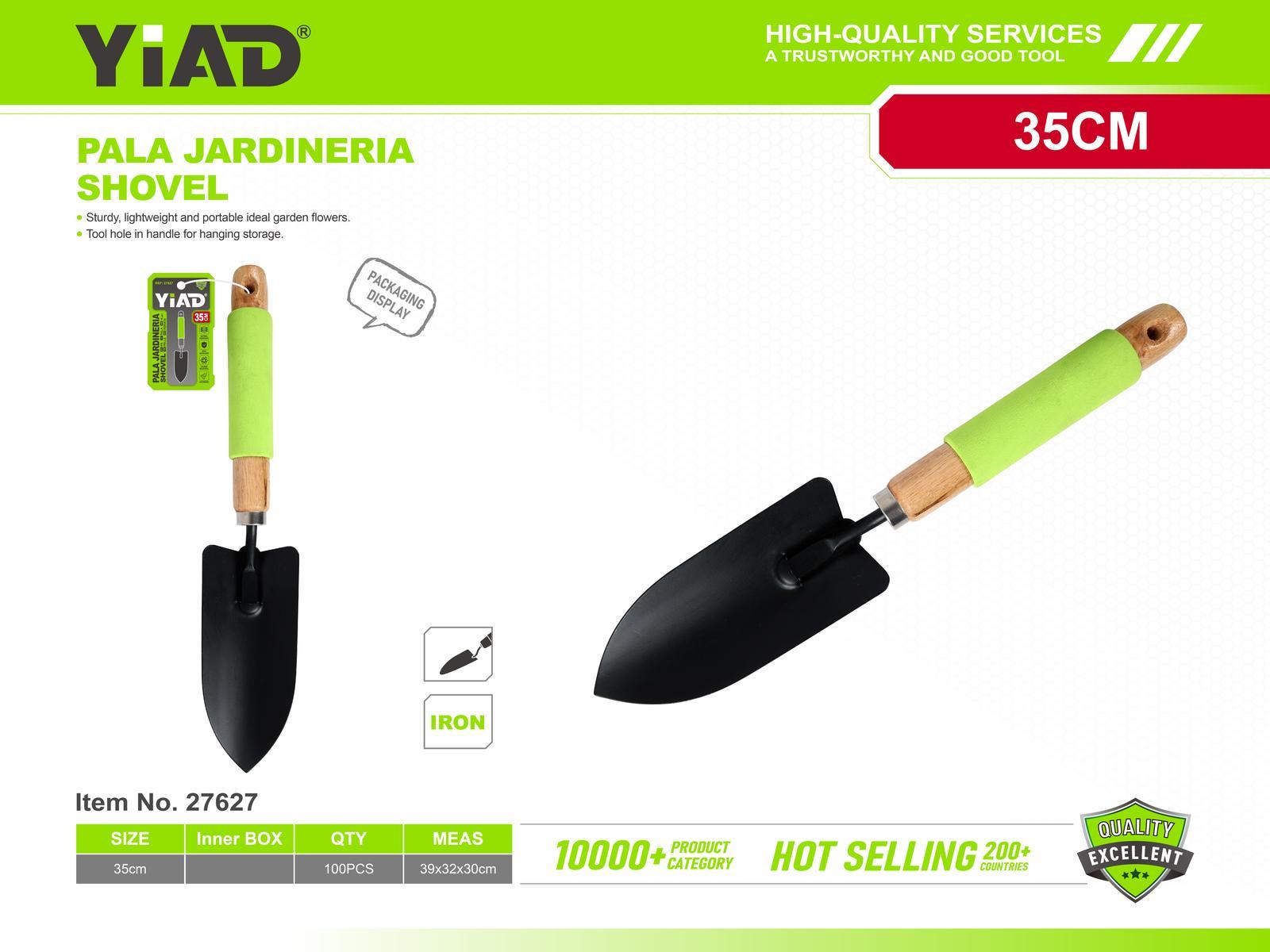 Herramienta con mango corto de madera, ref. 27627