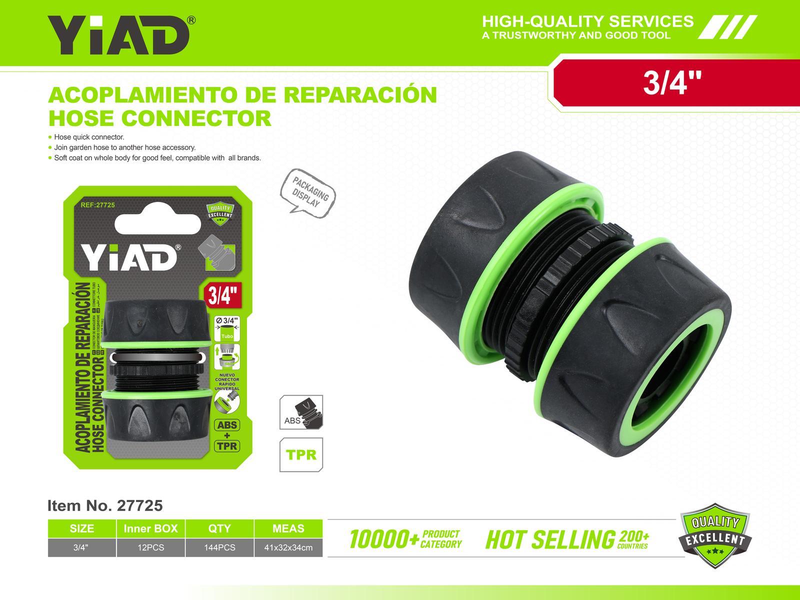 Conectores plásticos para tubería de agua, ref. 27725