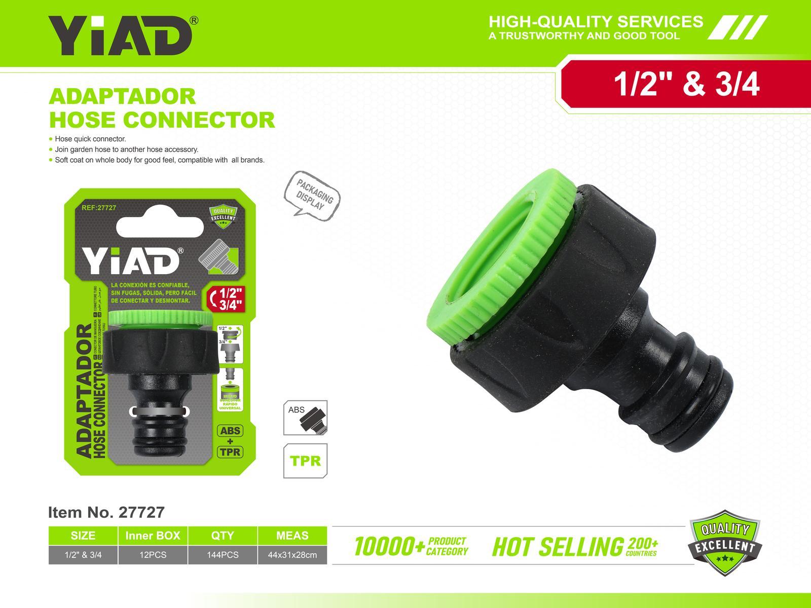 Conectores plásticos para tubería de agua, ref. 27727