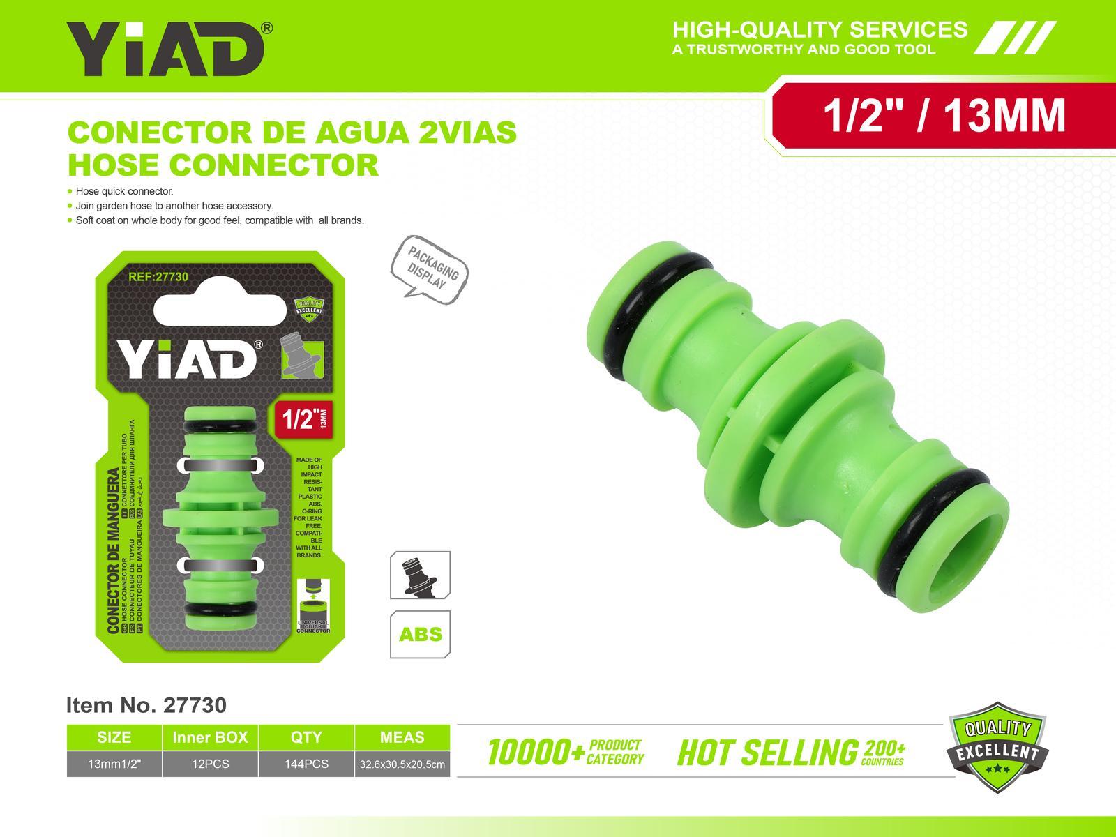 Conectores plásticos para tubería de agua, ref. 27730