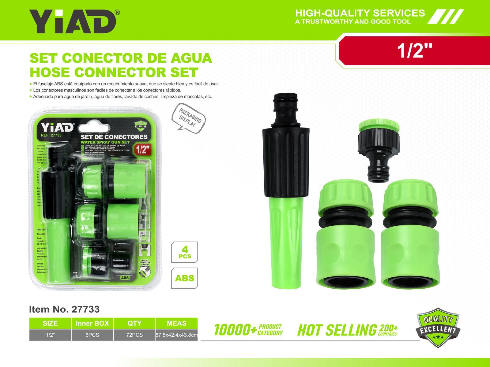 Conectores plásticos para tubería de agua, ref. 27733