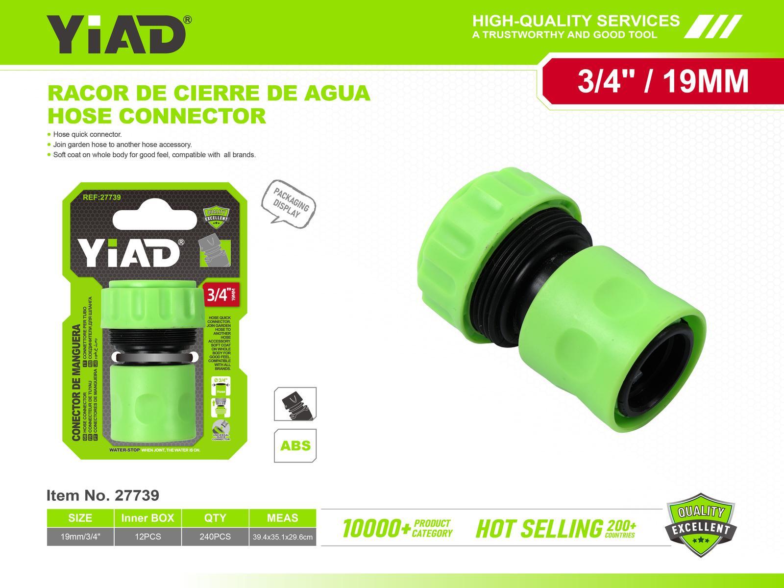 Conectores plásticos para tubería de agua, ref. 27739