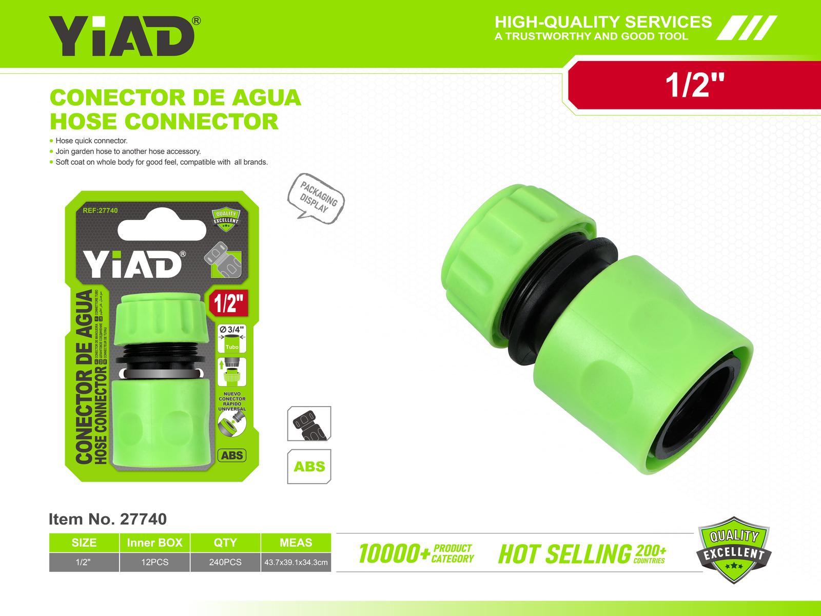 Conectores plásticos para tubería de agua, ref. 27740