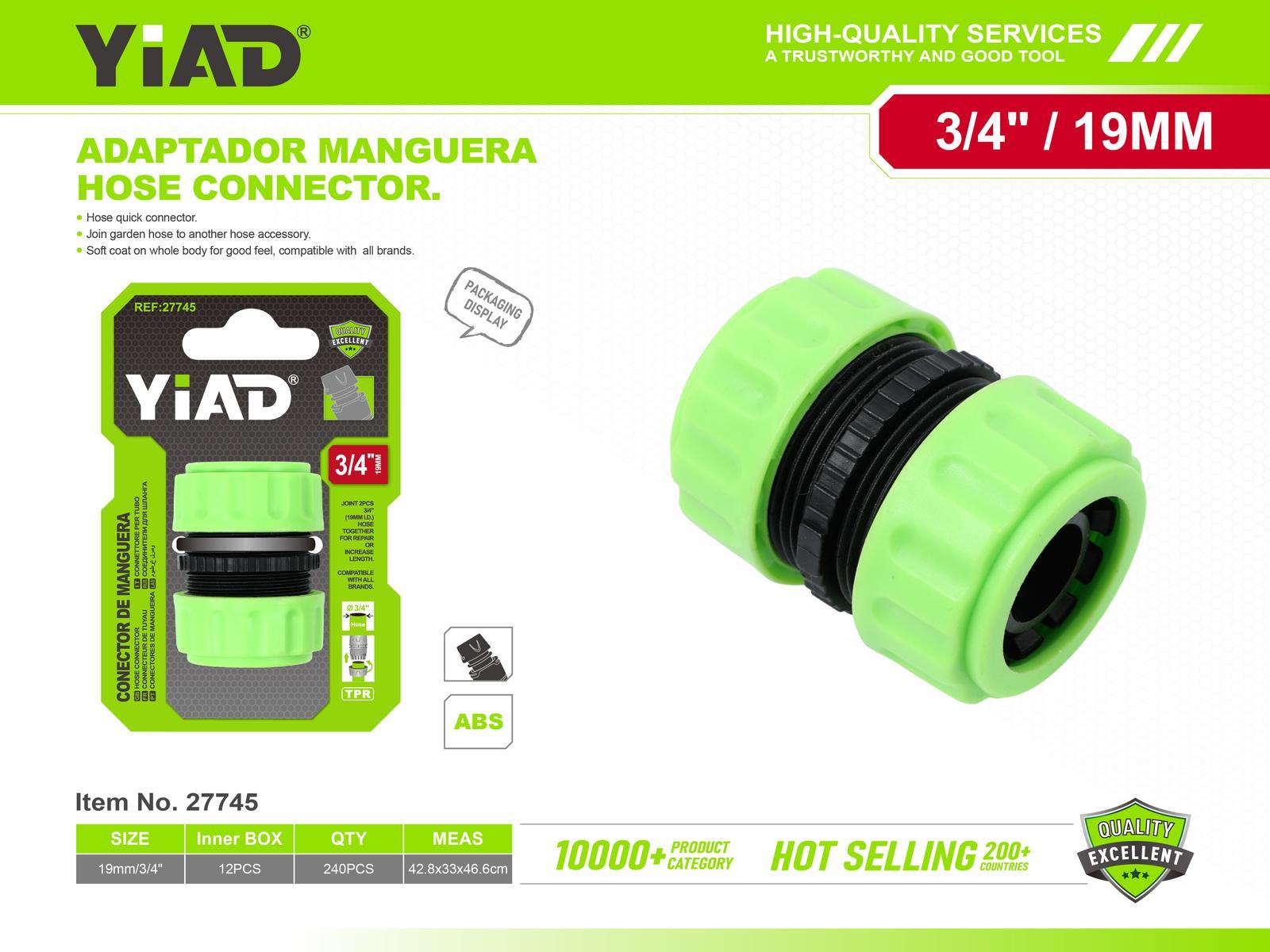Conectores plásticos para tubería de agua, ref. 27745