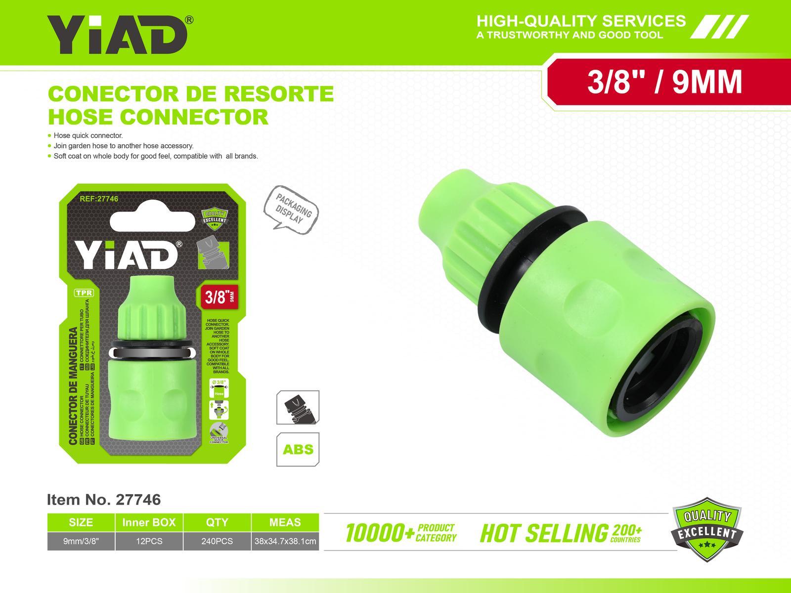 Conectores plásticos para tubería de agua, ref. 27746
