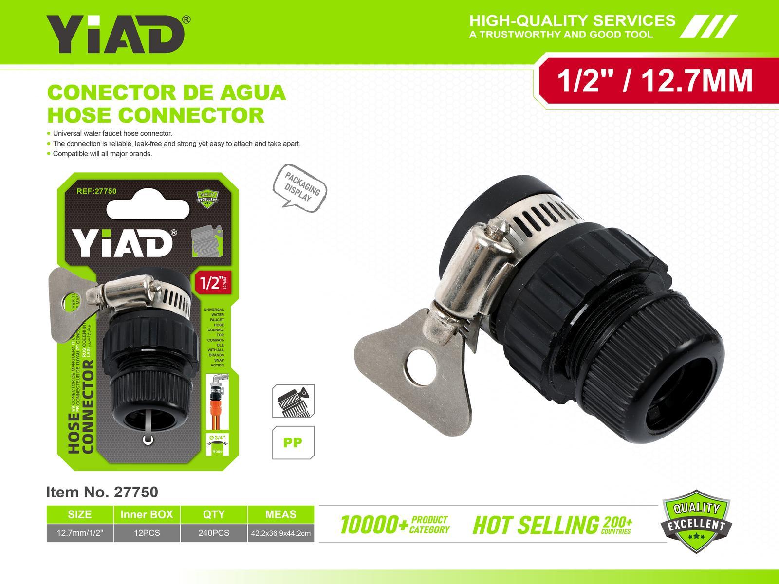 Conectores plásticos para tubería de agua, ref. 27750