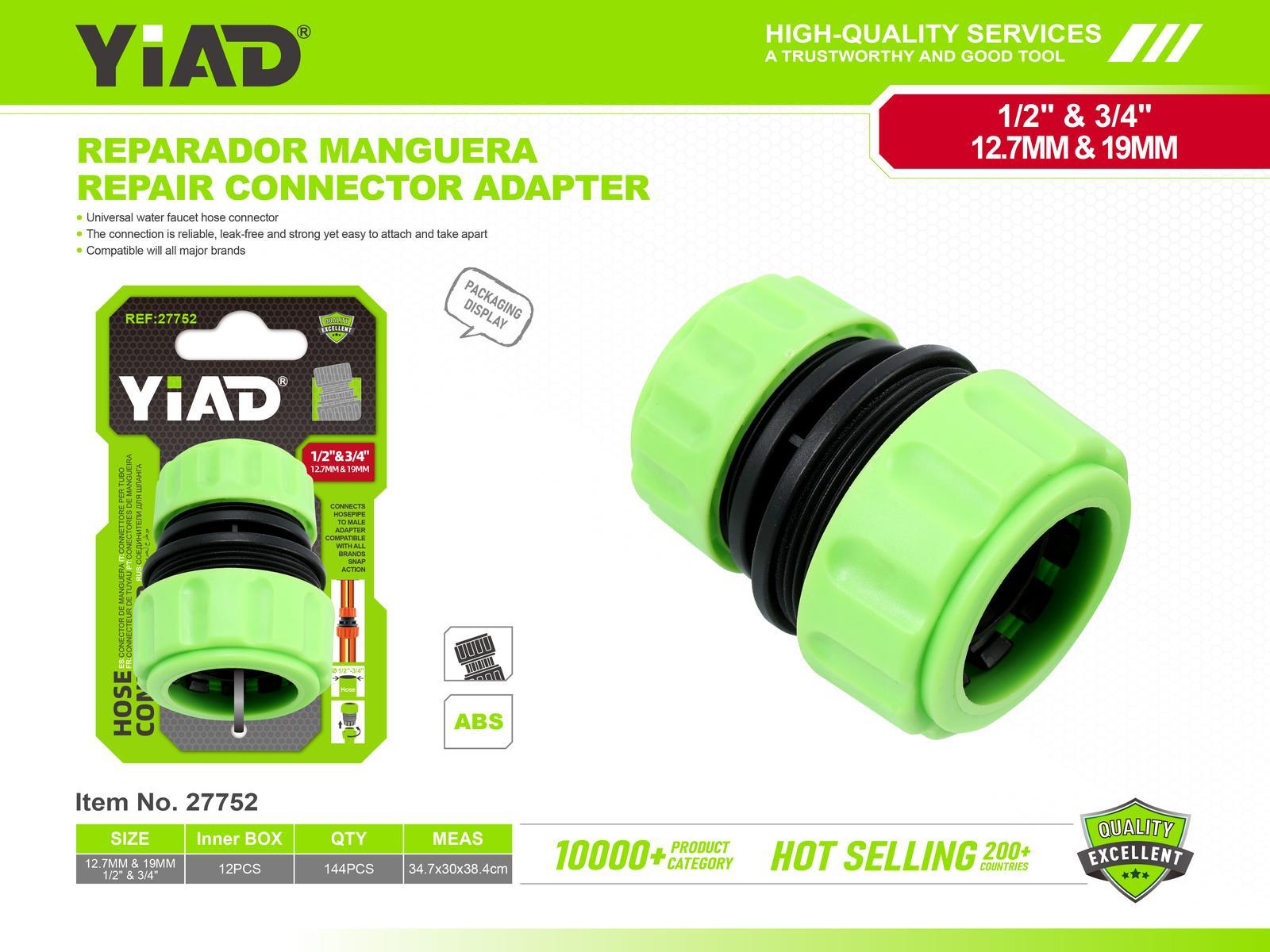 Conectores plásticos para tubería de agua, ref. 27752