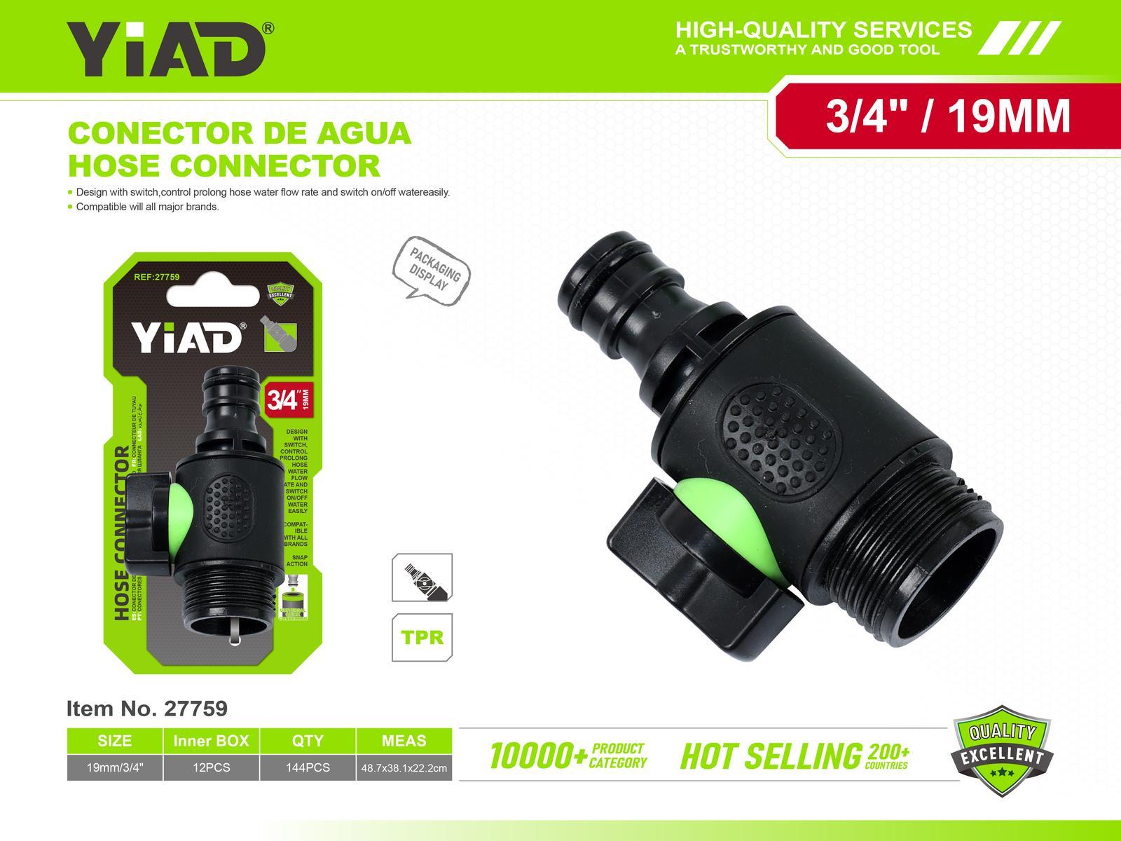 Conectores plásticos para tubería de agua, ref. 27759