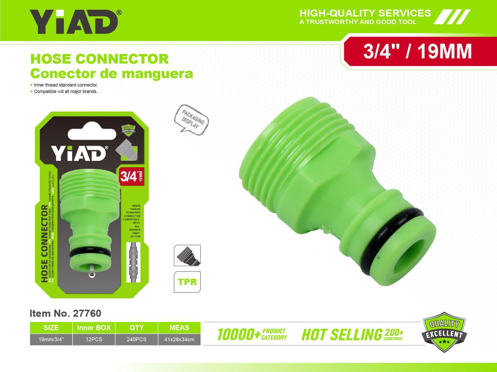 Conectores plásticos para tubería de agua, ref. 27760