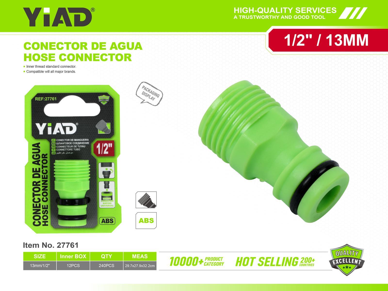 Conectores plásticos para tubería de agua, ref. 27761
