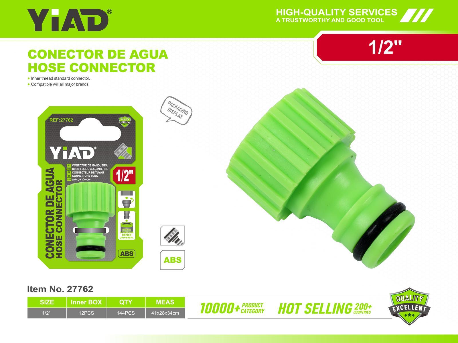 Conectores plásticos para tubería de agua, ref. 27762