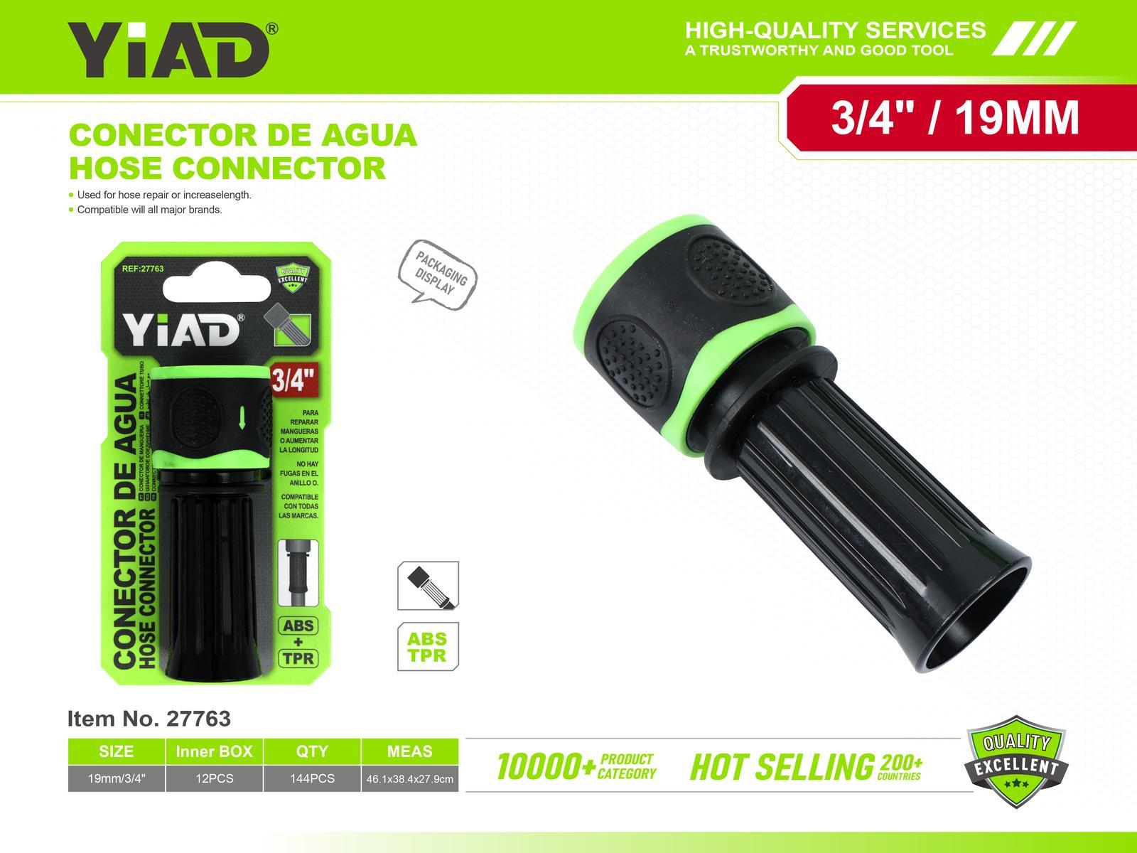 Conectores plásticos para tubería de agua, ref. 27763