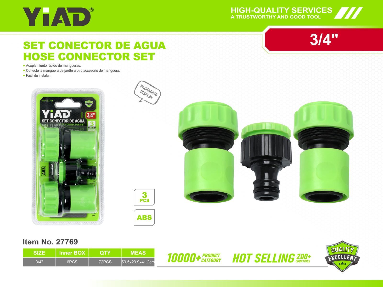 Juego de conectores, 3 piezas, ref. 27769