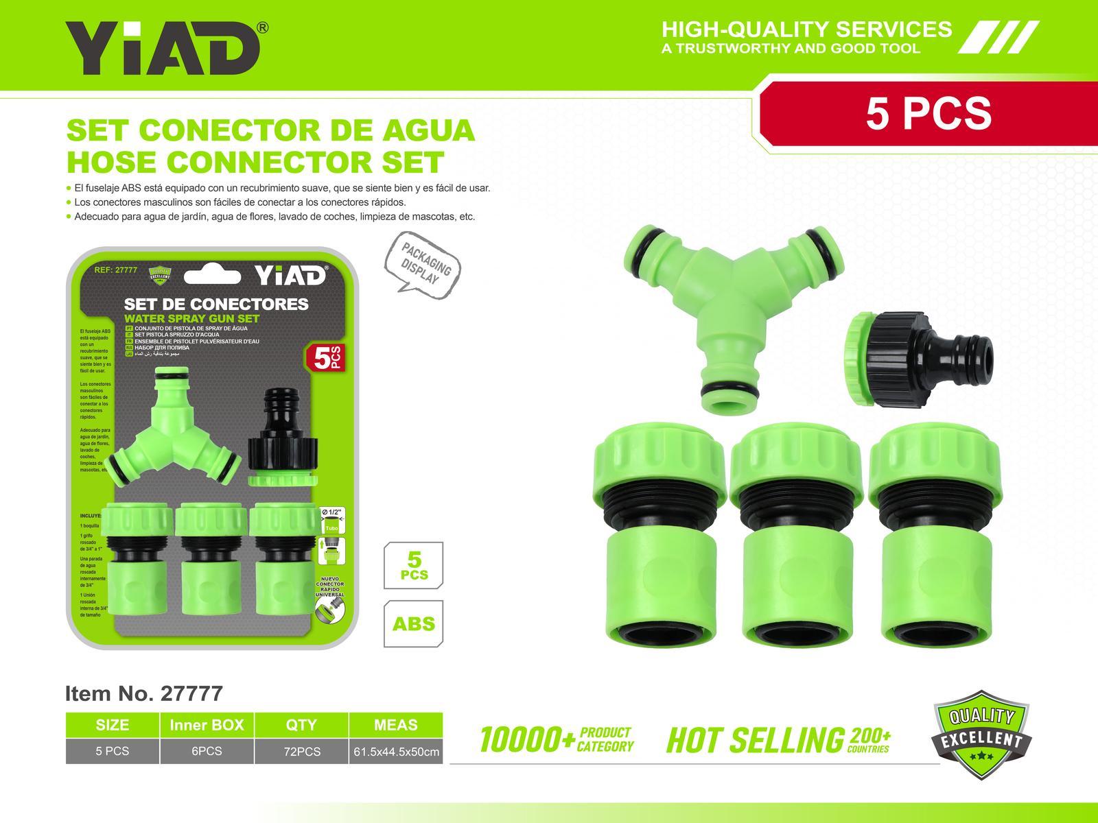 Juego de conectores, 5 piezas, ref. 27777