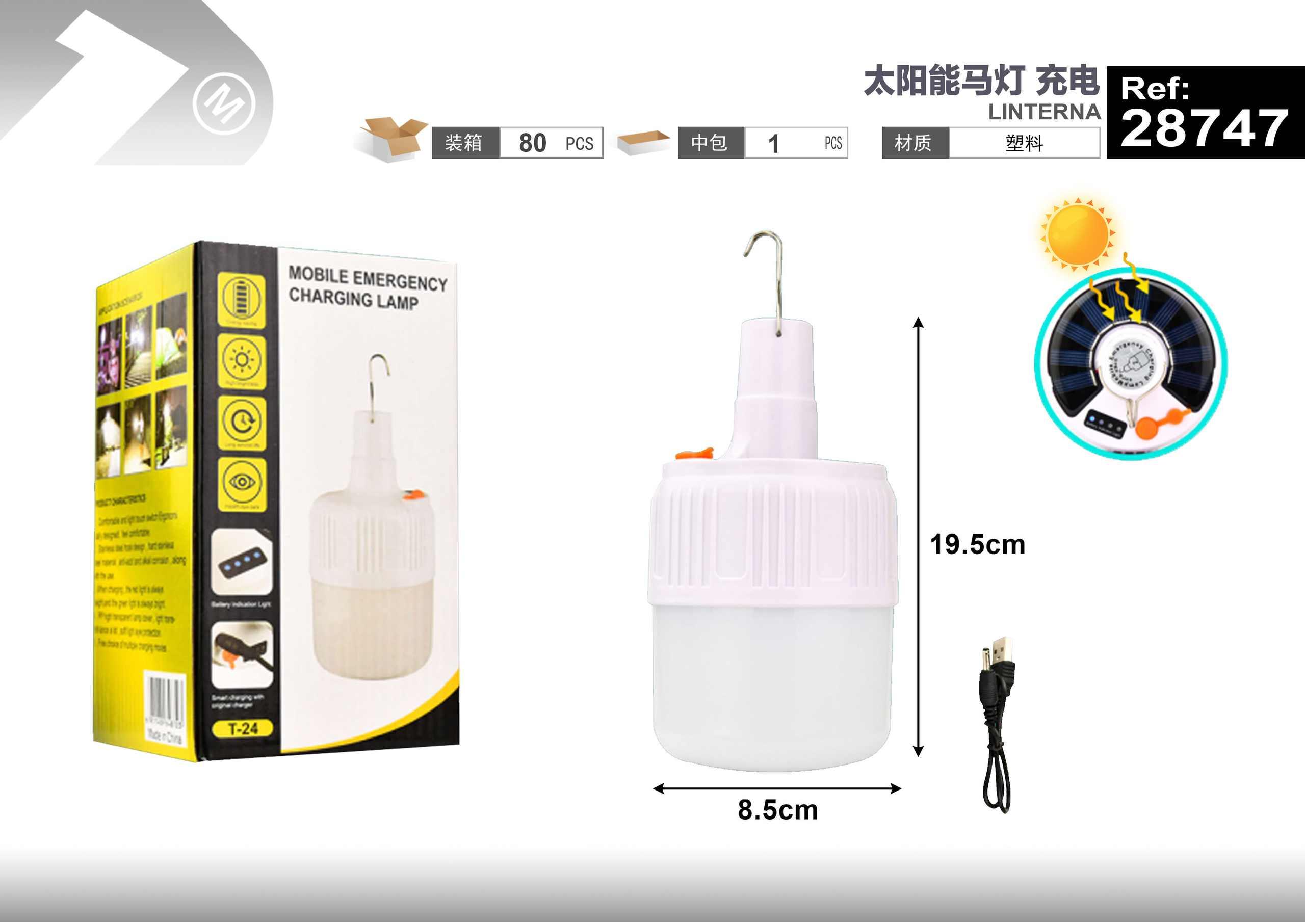 luces solares, modelo 28747