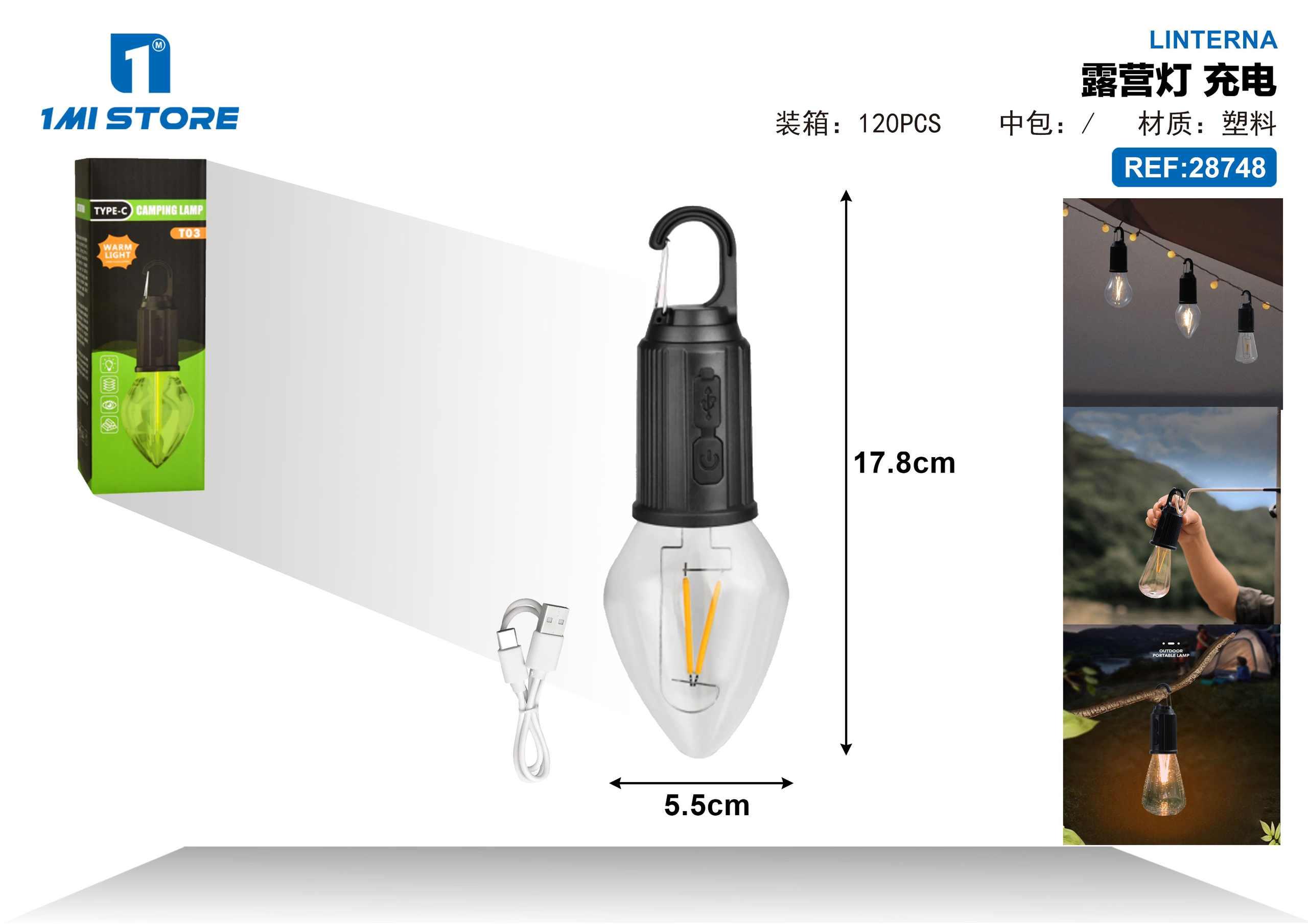 luces de acampada, modelo 28748