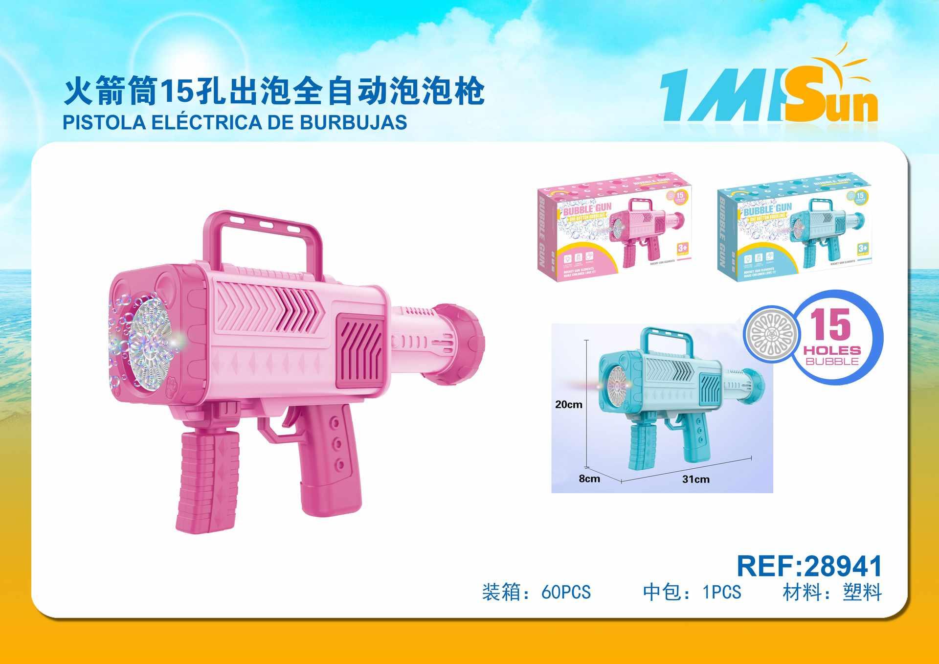 pistola de burbujas, modelo 28941
