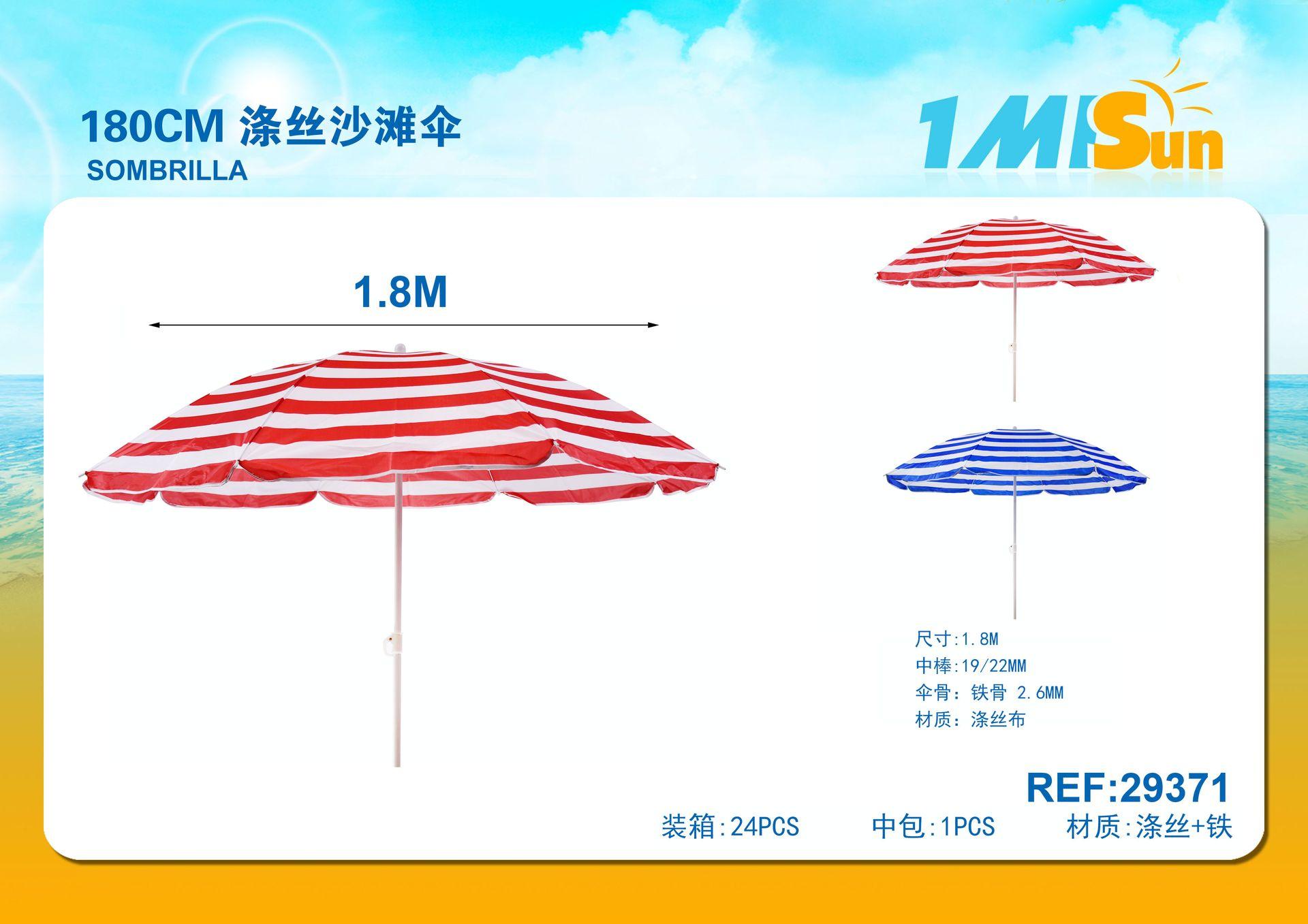 sombrillas de playa, 180 cm, modelo 29371