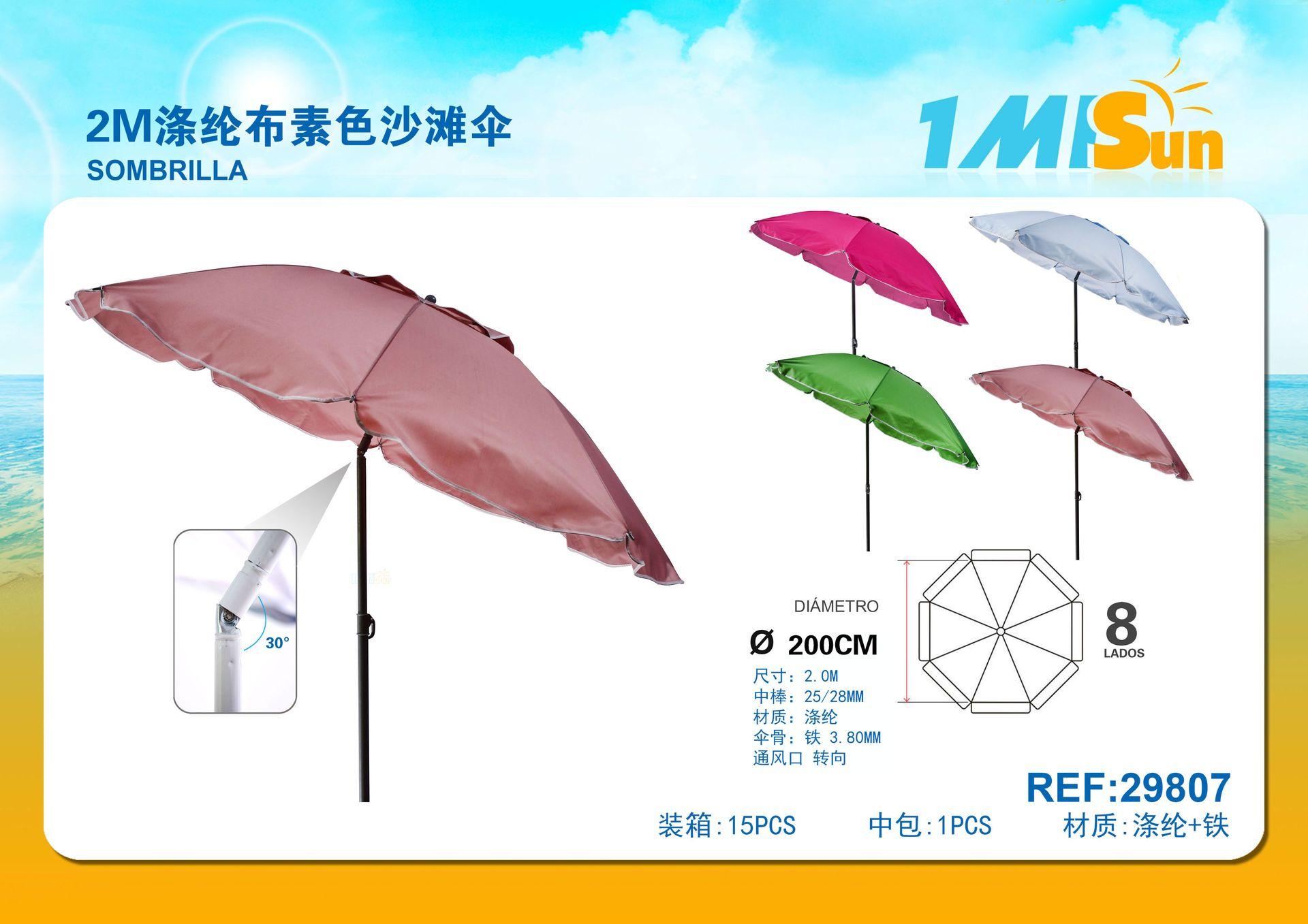 sombrillas de playa, 2 m, modelo 29807