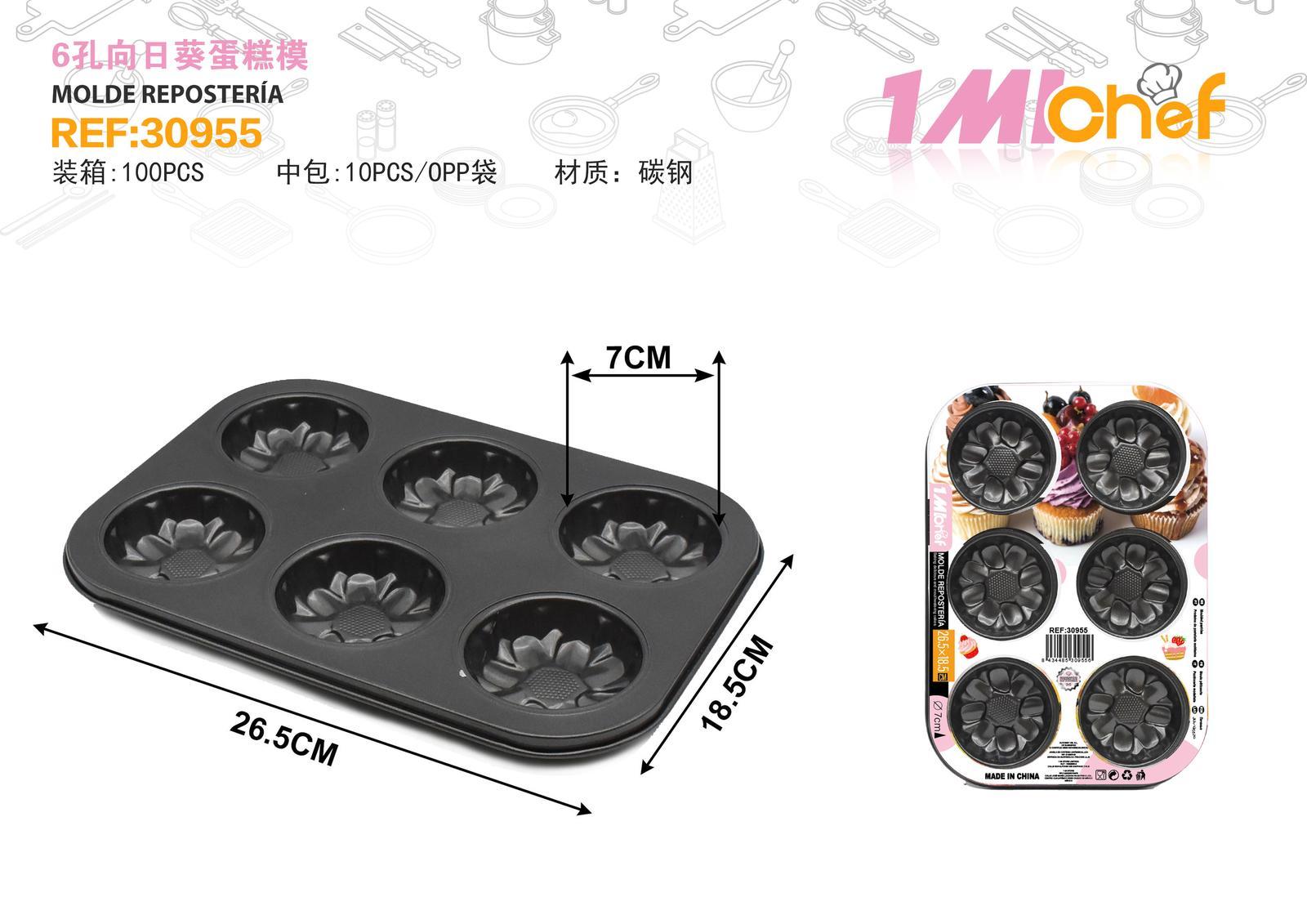 Moldes de acero al carbono, ref. 30955