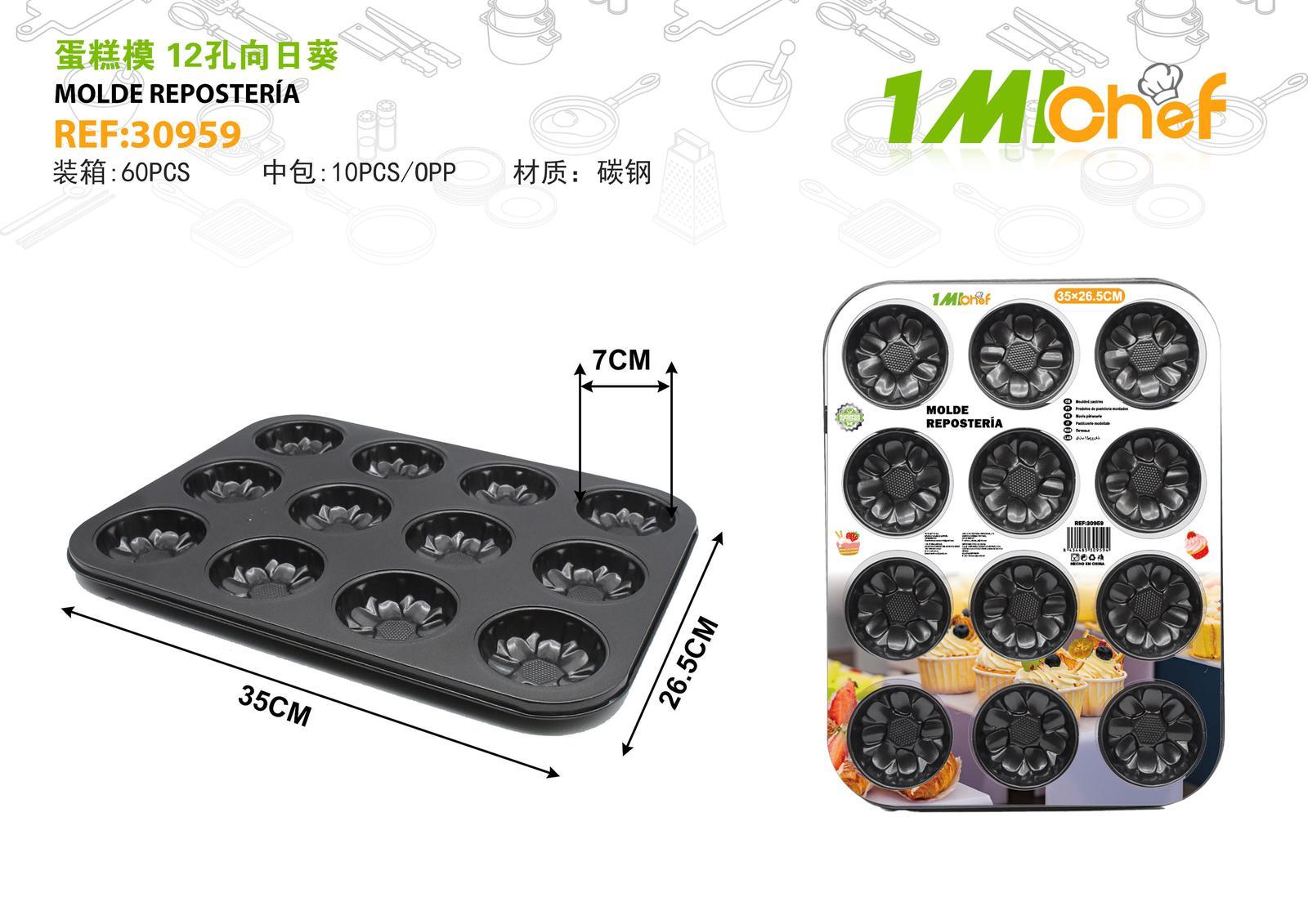 Moldes de acero al carbono, ref. 30959