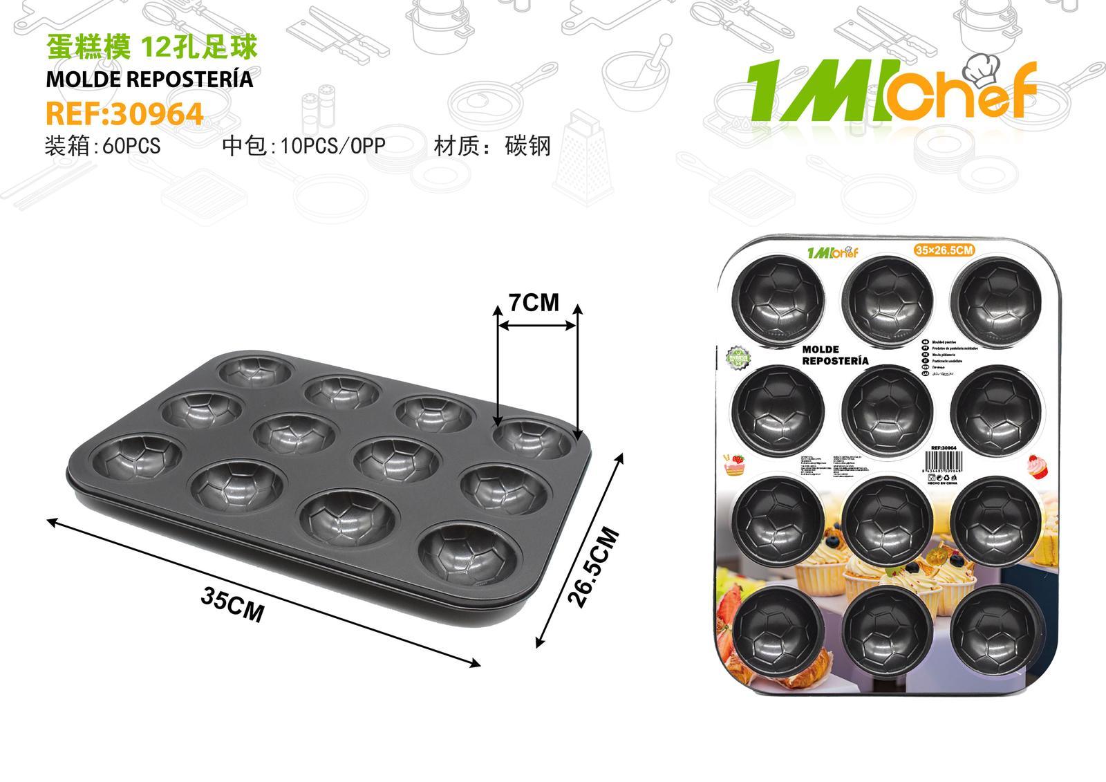 Moldes de acero al carbono, ref. 30964