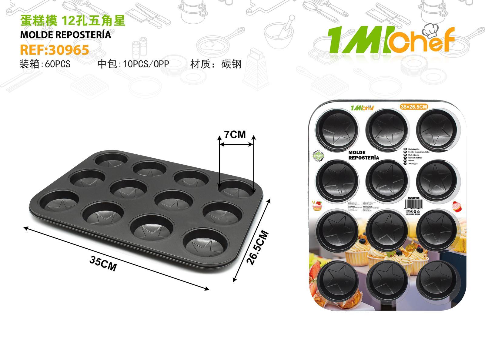 Moldes de acero al carbono, ref. 30965