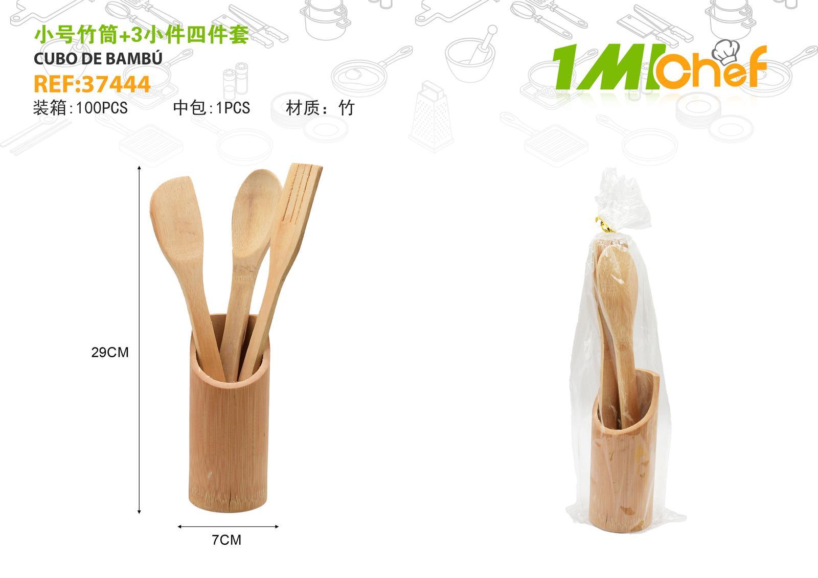 Serie de bambú y madera