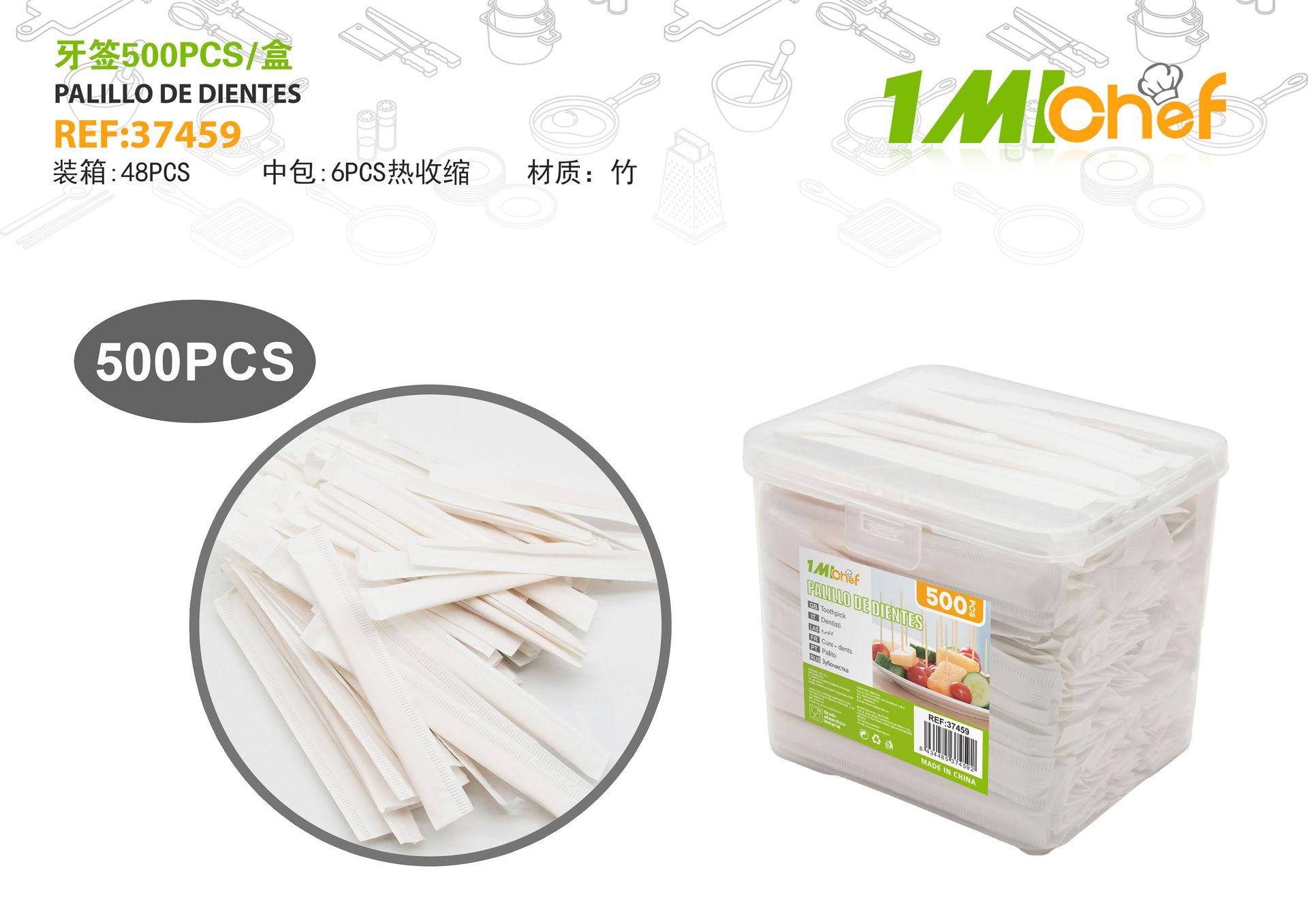 Palillos e hilo dental, 500 piezas