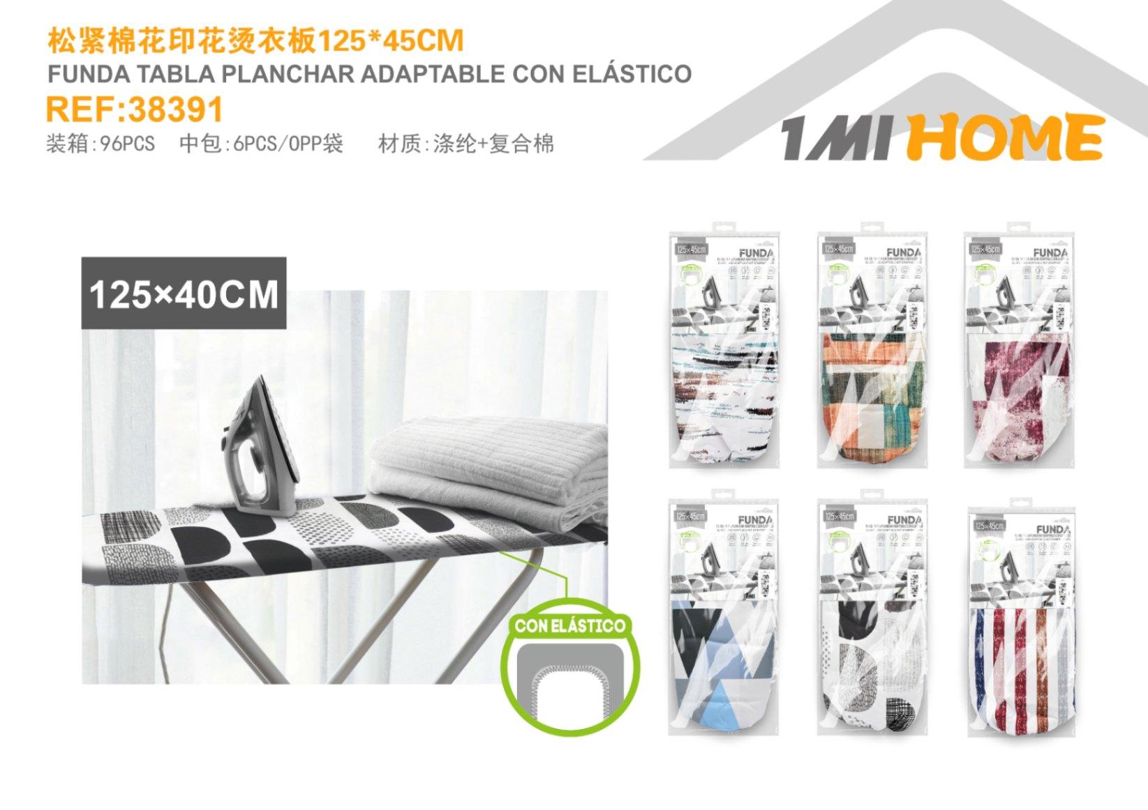 Funda para tabla de planchar, 125 × 45 cm, modelo 38391