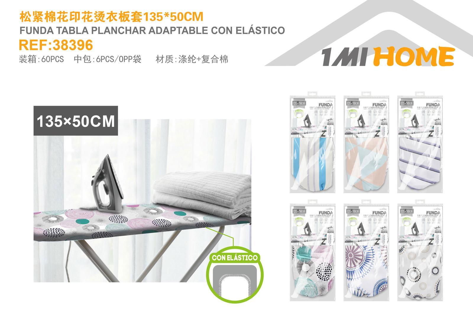 Funda para tabla de planchar, 135 × 50 cm, modelo 38396