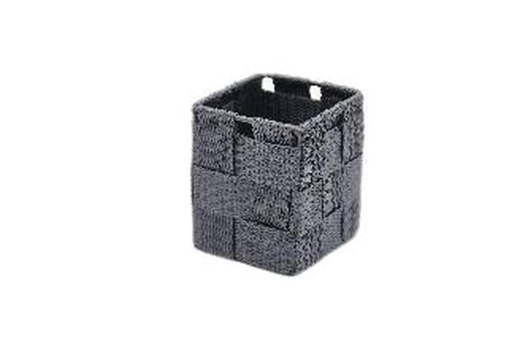 Cesta de almacenamiento tejida, 9 × 9 × 11 cm