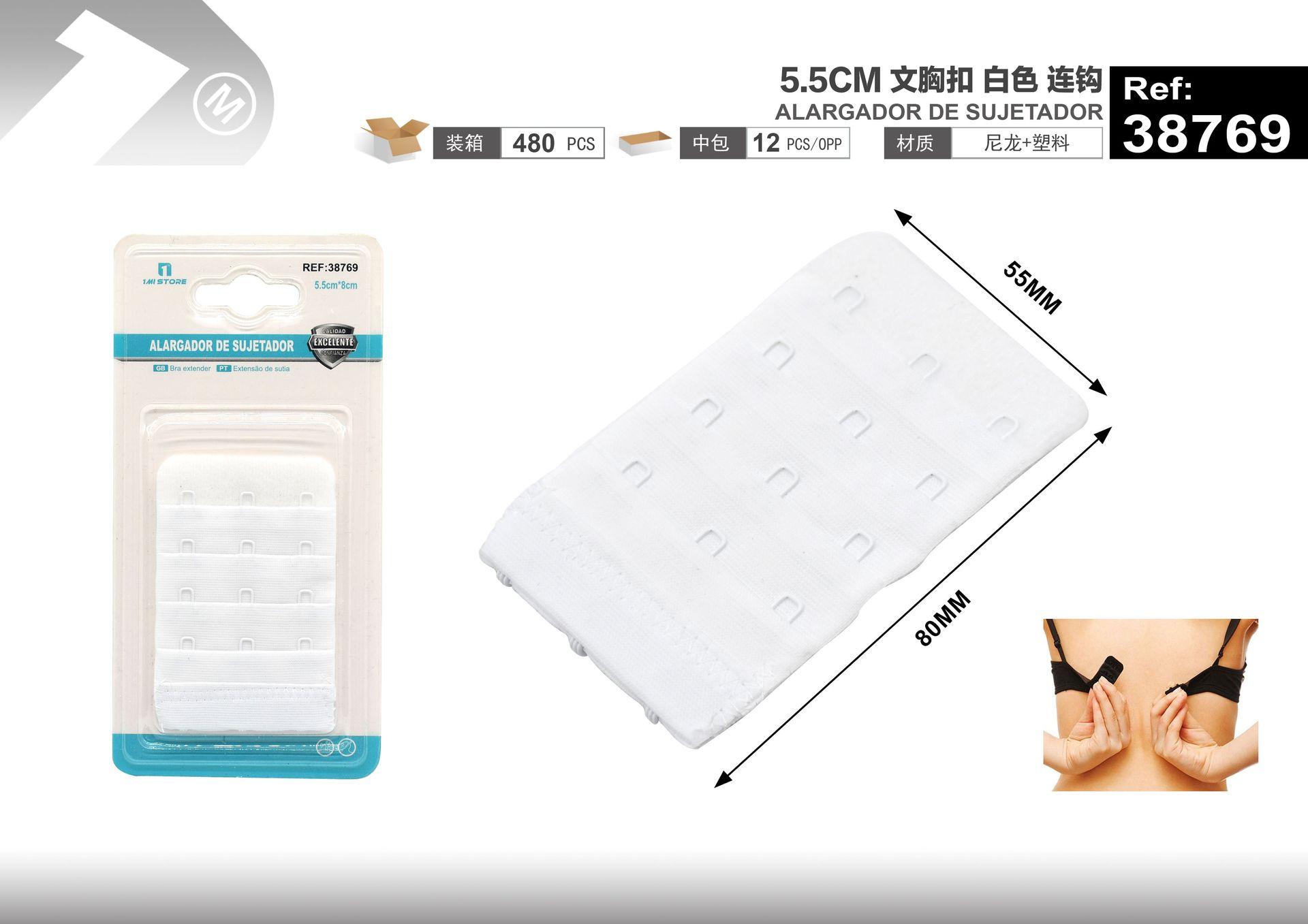 Accesorios para ropa interior, 5,5 cm, color blanco, modelo 38769