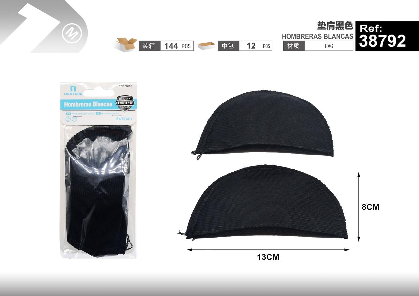 Accesorios para ropa interior, 13 × 8 cm, color negro