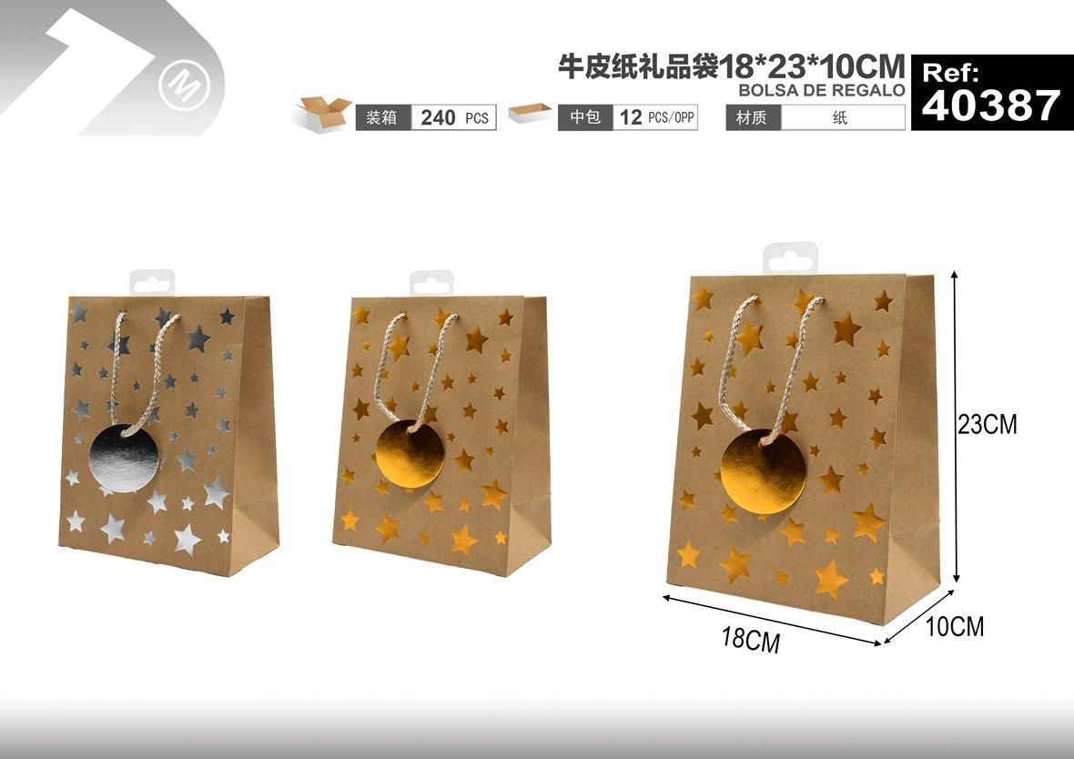 Bolsas de regalo, 18 × 23 × 10 cm, modelo 40387